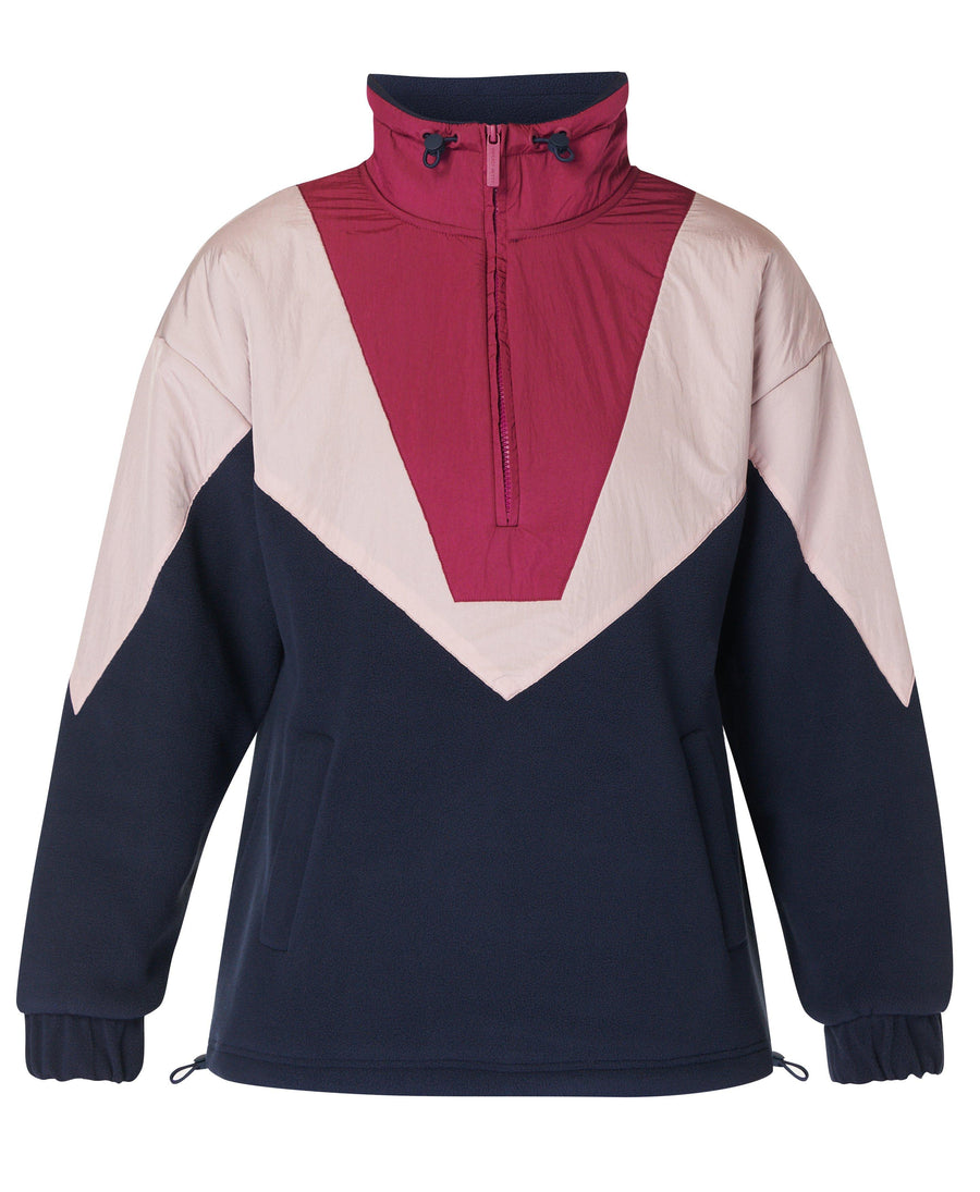 Orbit Fleece Half Zip Sb10020 Navy-Blue-Colour-Blo