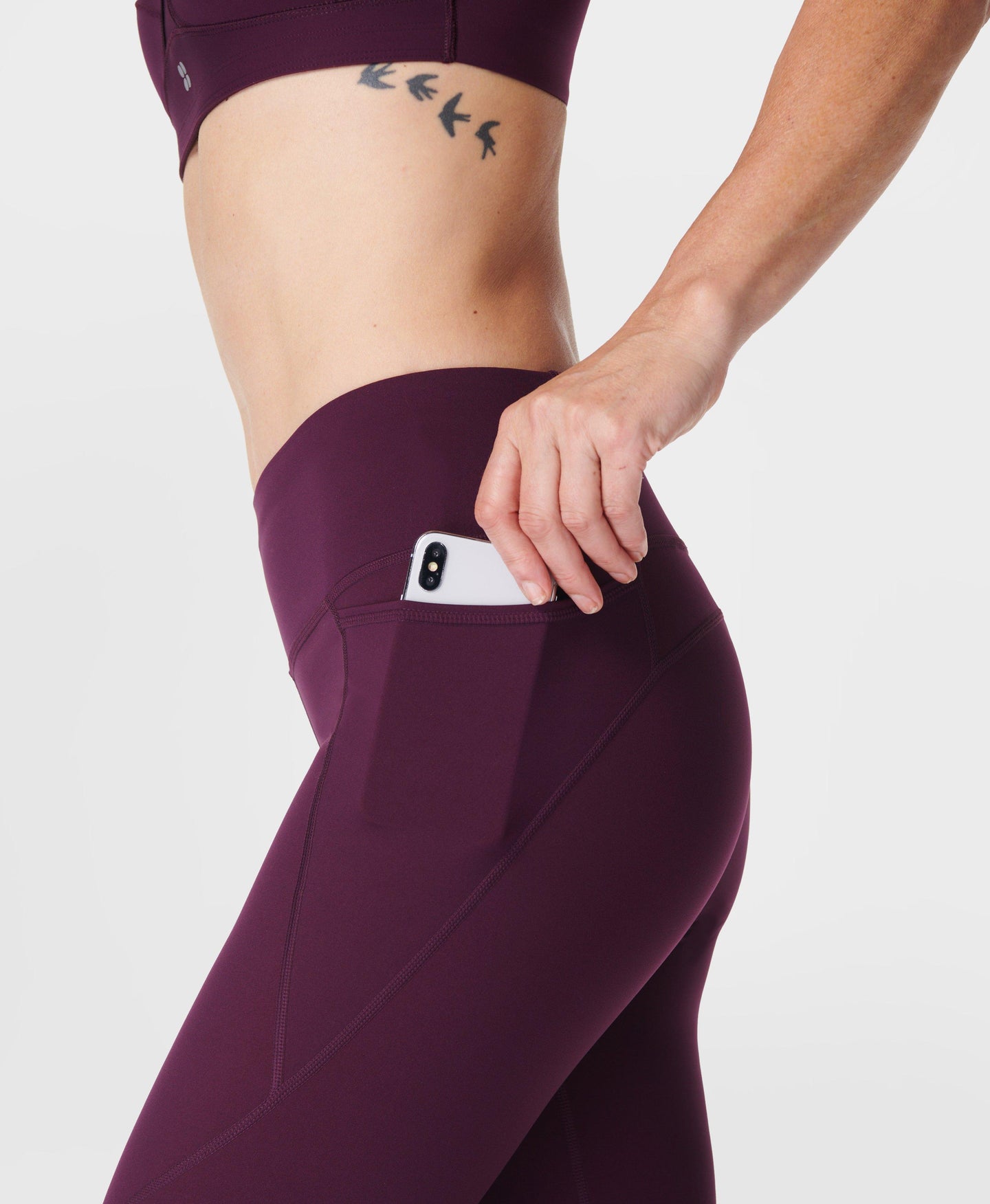 Power Workout Leggings Sb5400 Midnight-Cherry-Purp