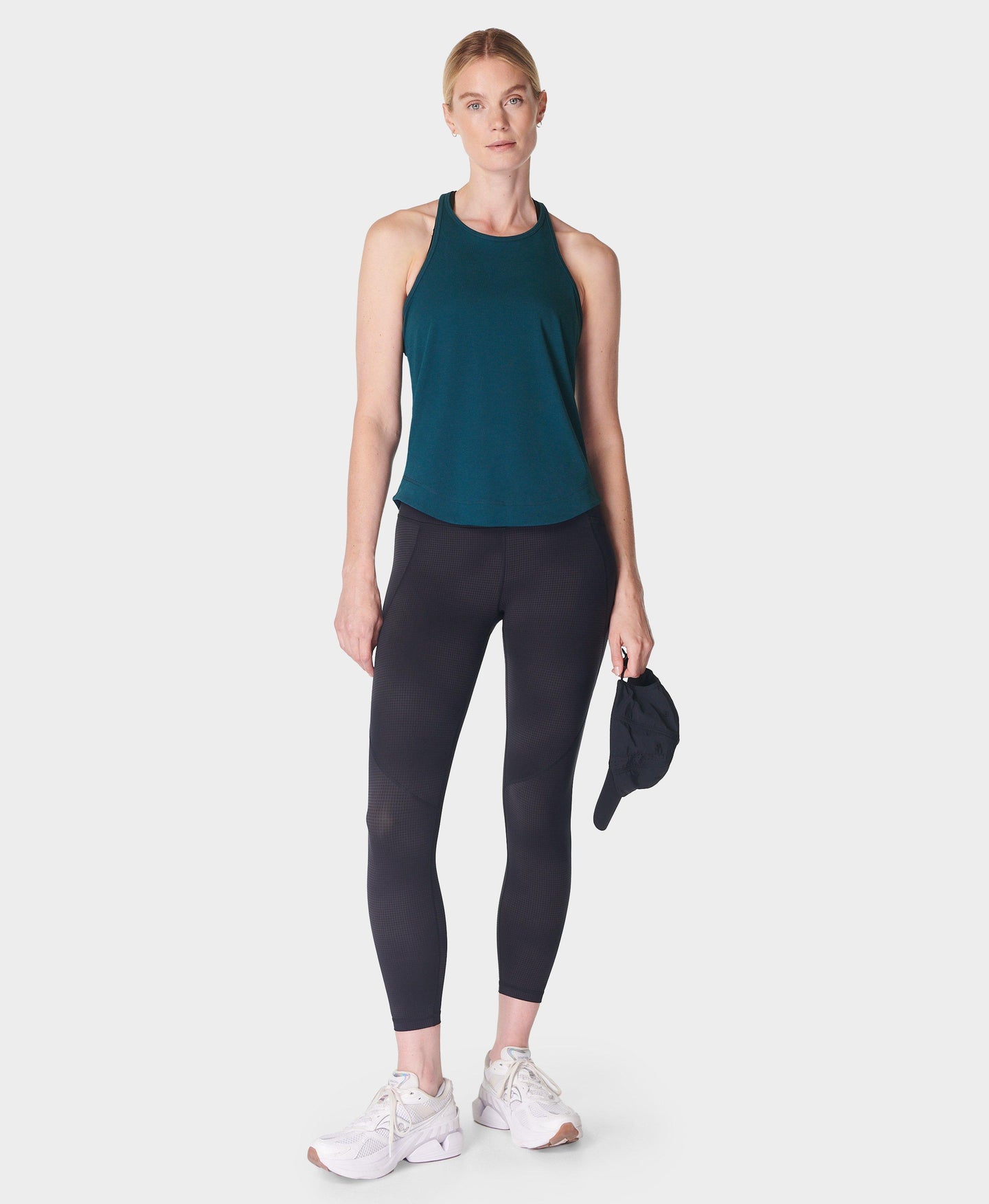 Power 7/8 Workout Leggings Sb5400a 78 Black-Faded-Houndsto