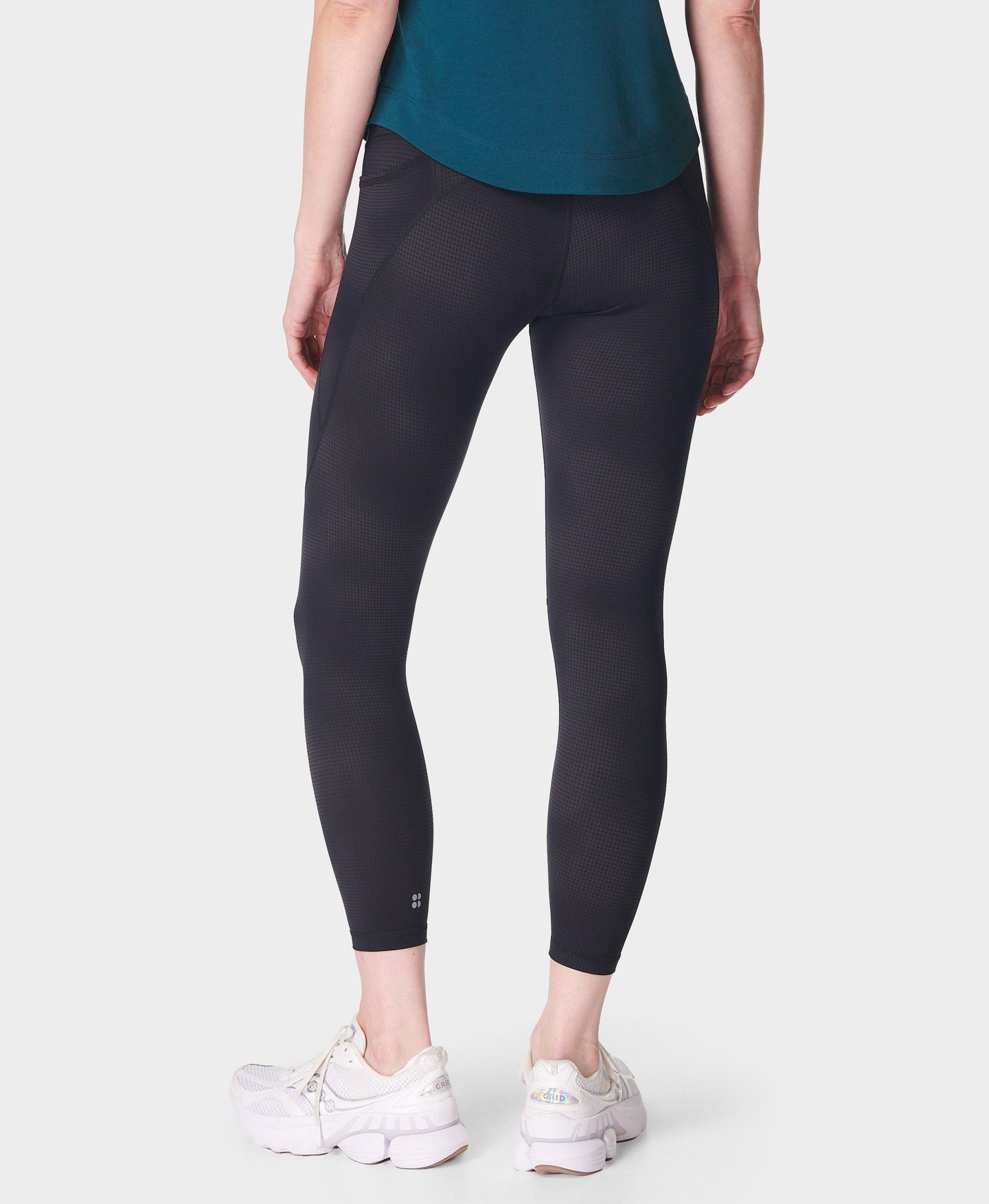 Power 7/8 Workout Leggings Sb5400a 78 Black-Faded-Houndsto