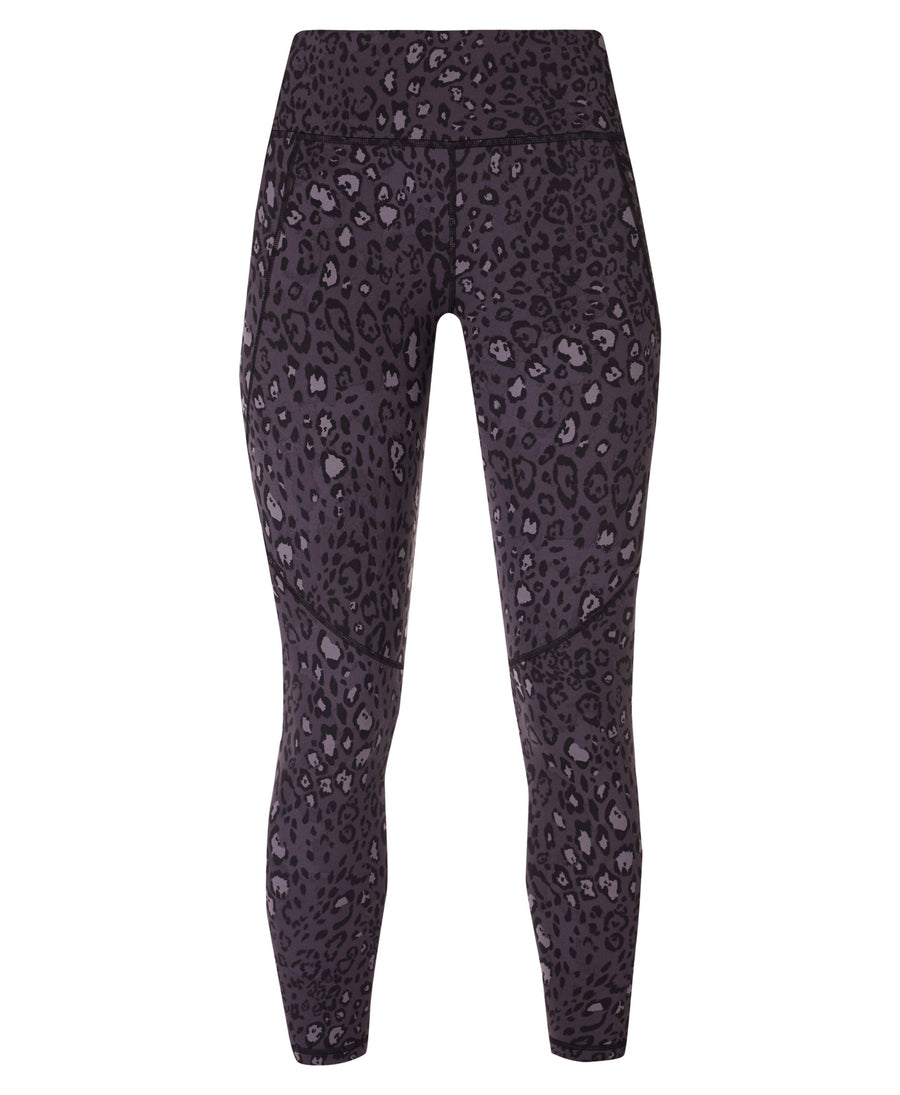 Power 7/8 Workout Leggings Sb5400a 78 Black-Luxe-Leopard-P