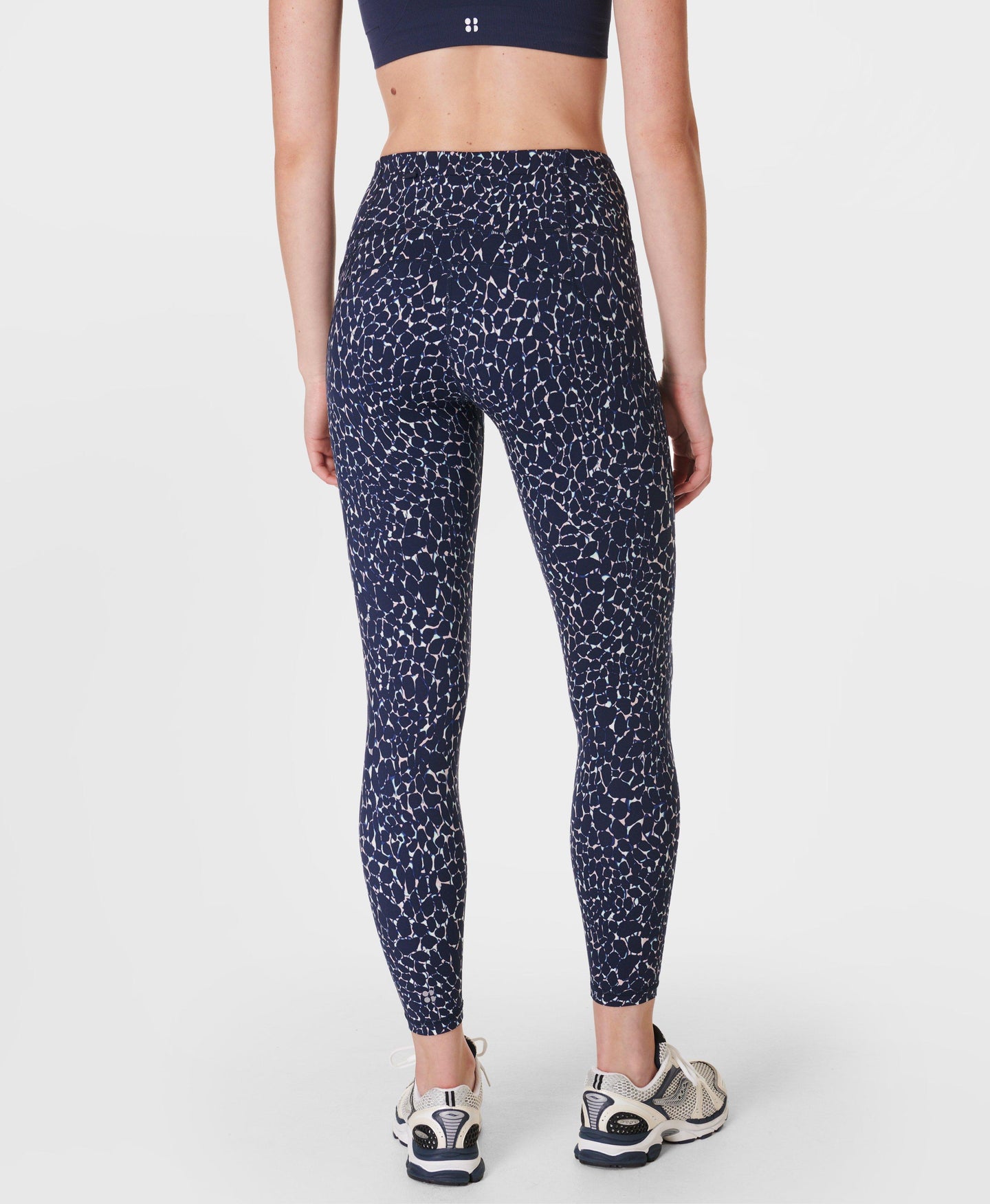 Power 7/8 Workout Leggings Sb5400a 78 Blue-Mineral-Print