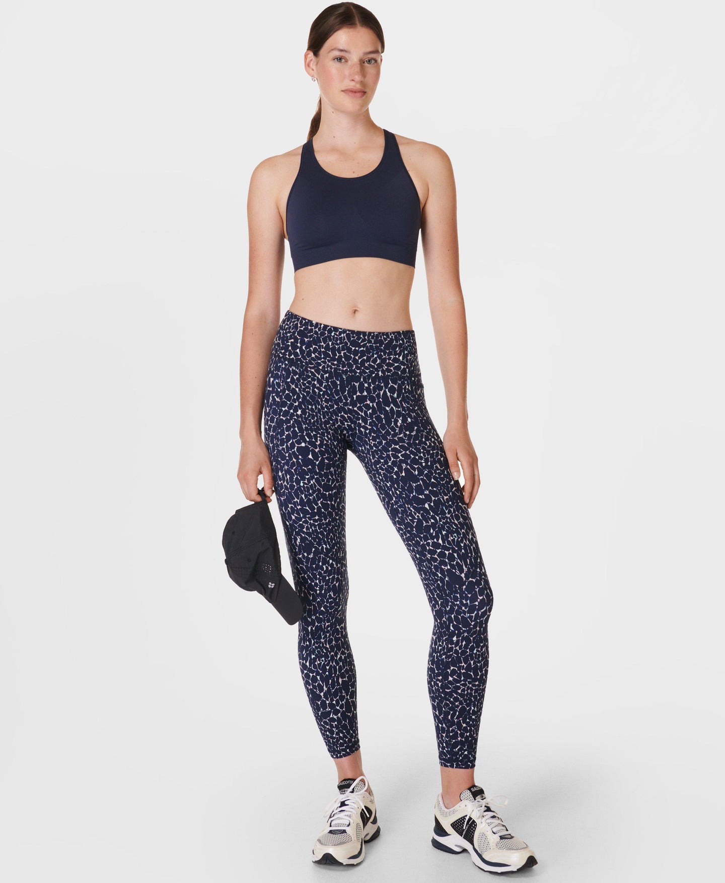 Power 7/8 Workout Leggings Sb5400a 78 Blue-Mineral-Print