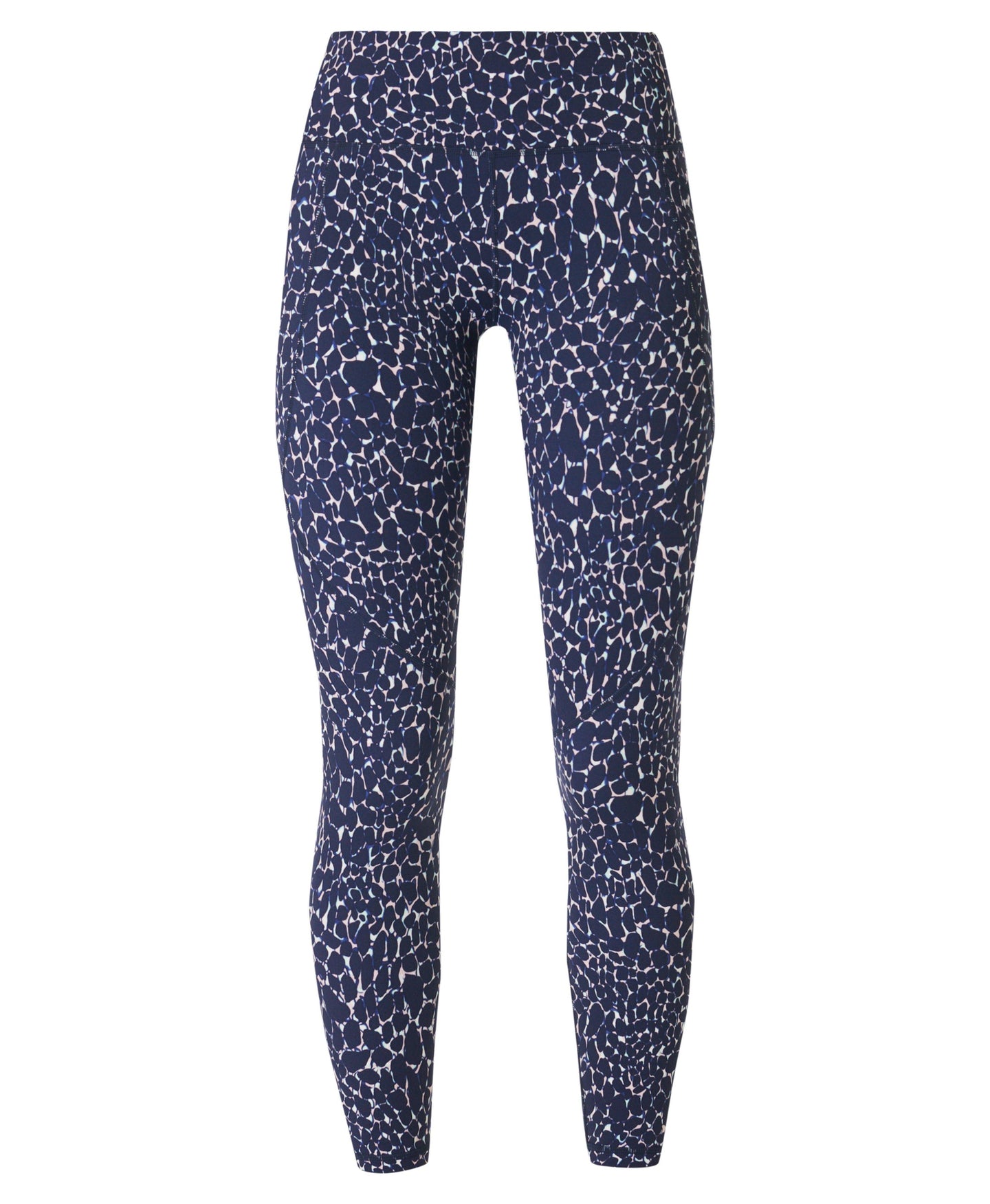 Power 7/8 Workout Leggings Sb5400a 78 Blue-Mineral-Print