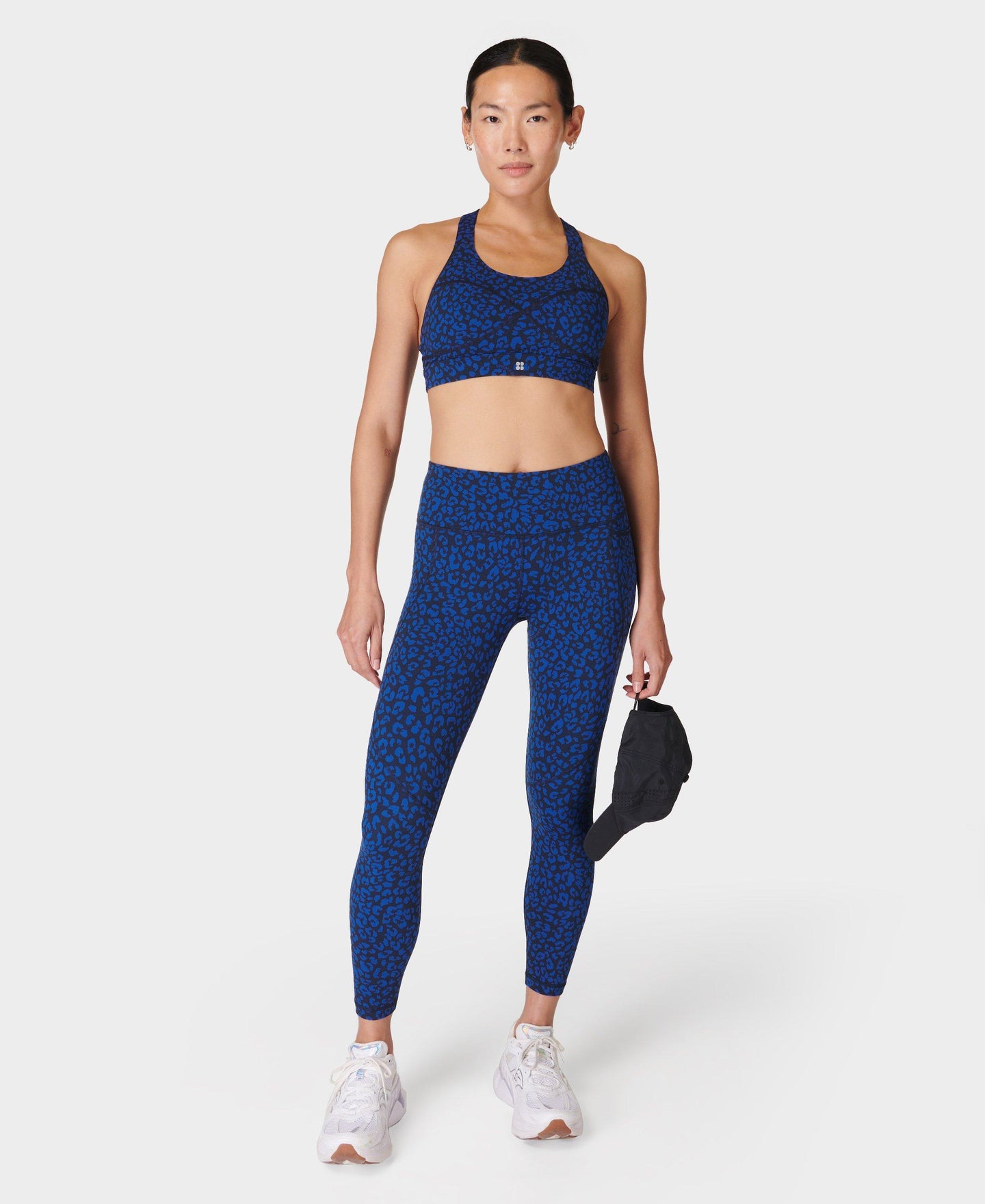 Power 7/8 Workout Leggings Sb5400a 78 Blue-Painted-Animal