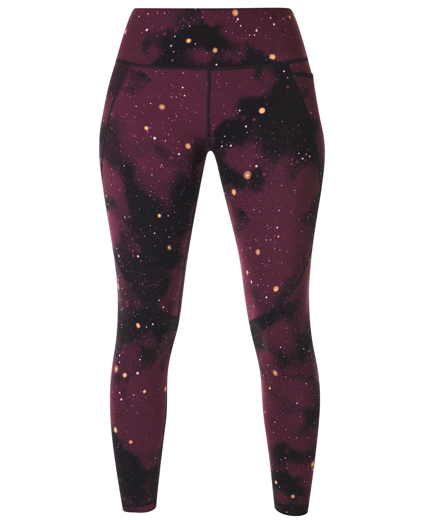 Power 7/8 Workout Leggings Sb5400a 78 Purple-Ditsy-Sun-Pri