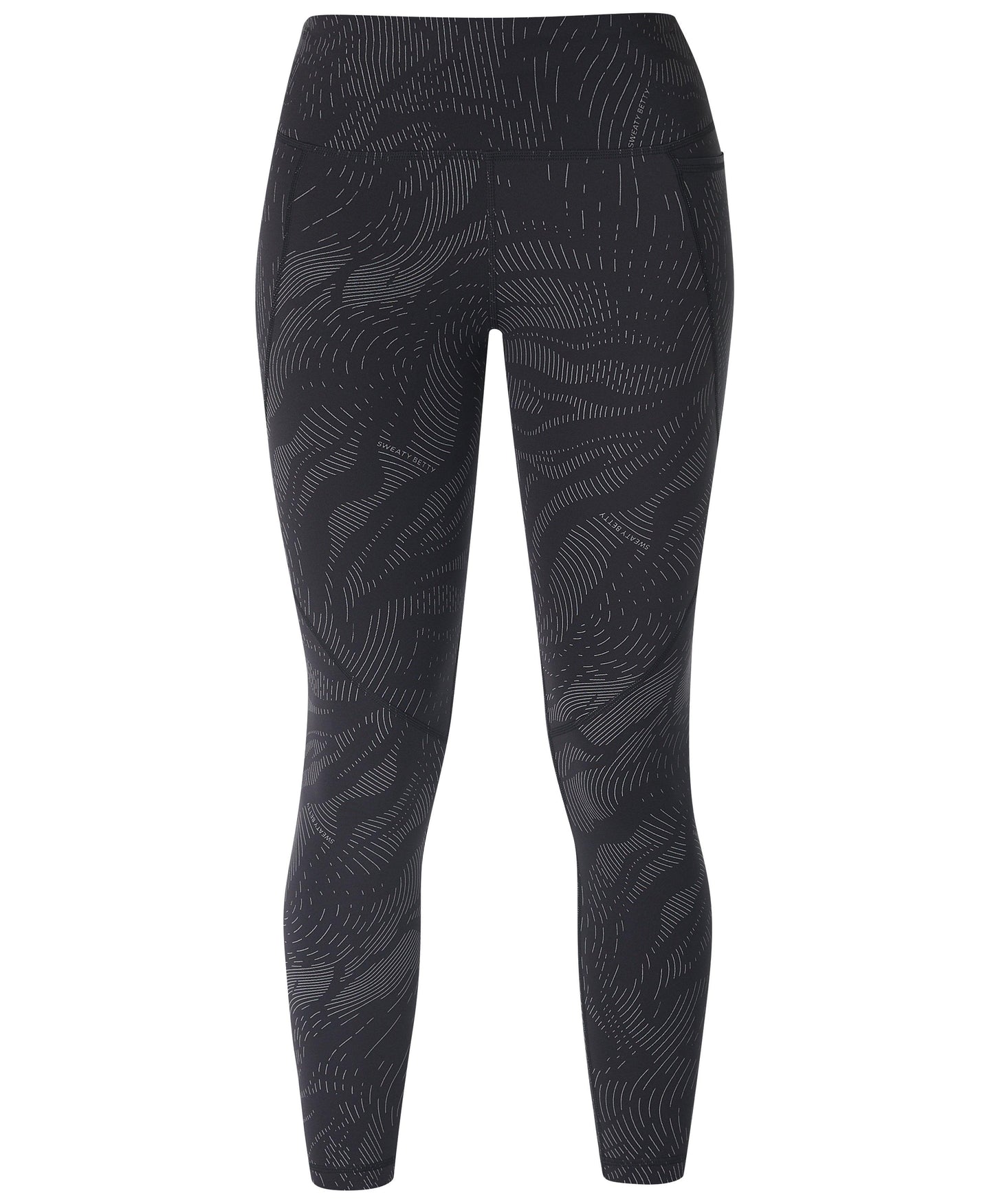 Power Reflective Workout Leggi Sb5400r Black-Wavey-Reflecti