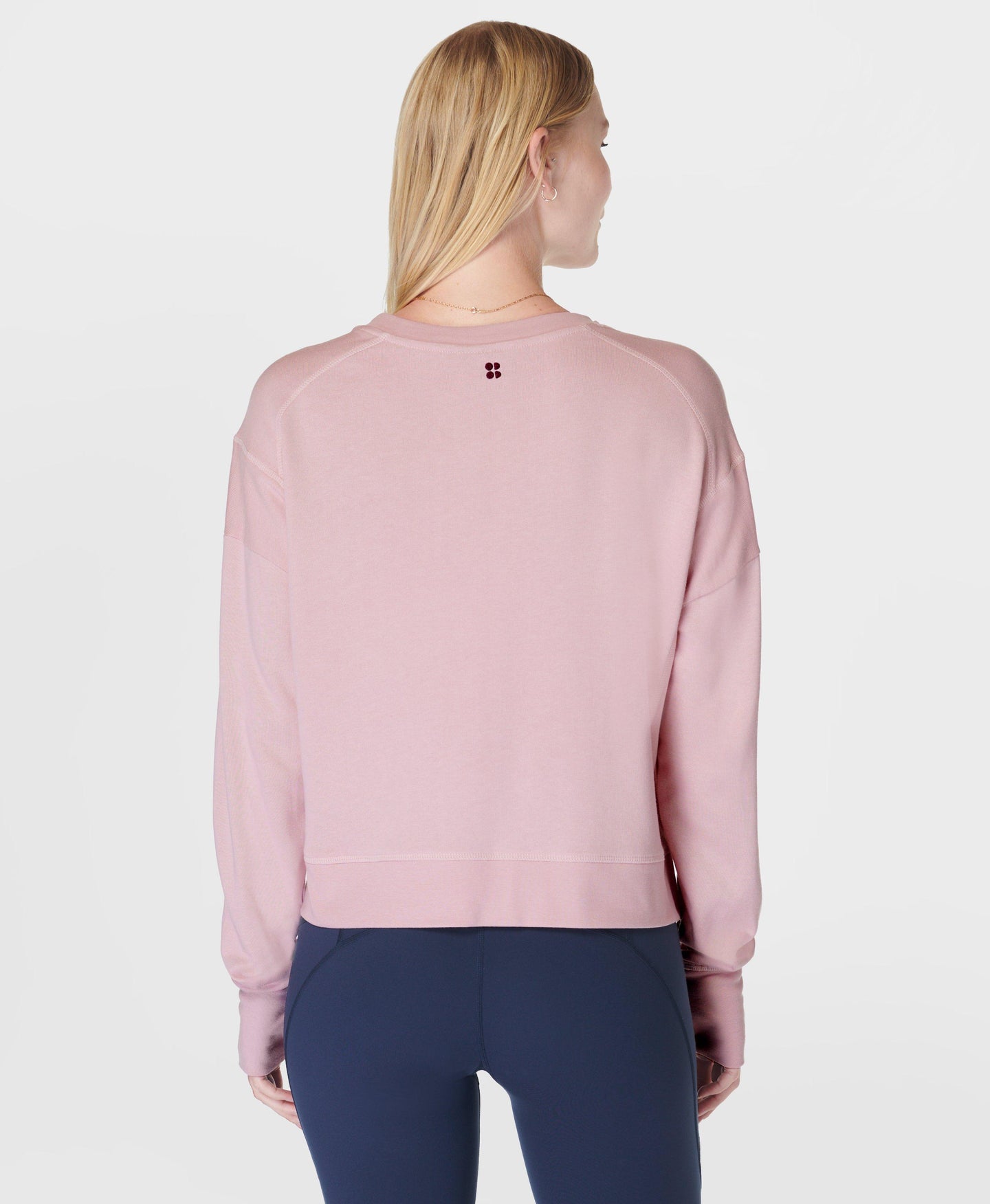 After Class Crop Sweatshirt Sb5622c Pirouette-Pink