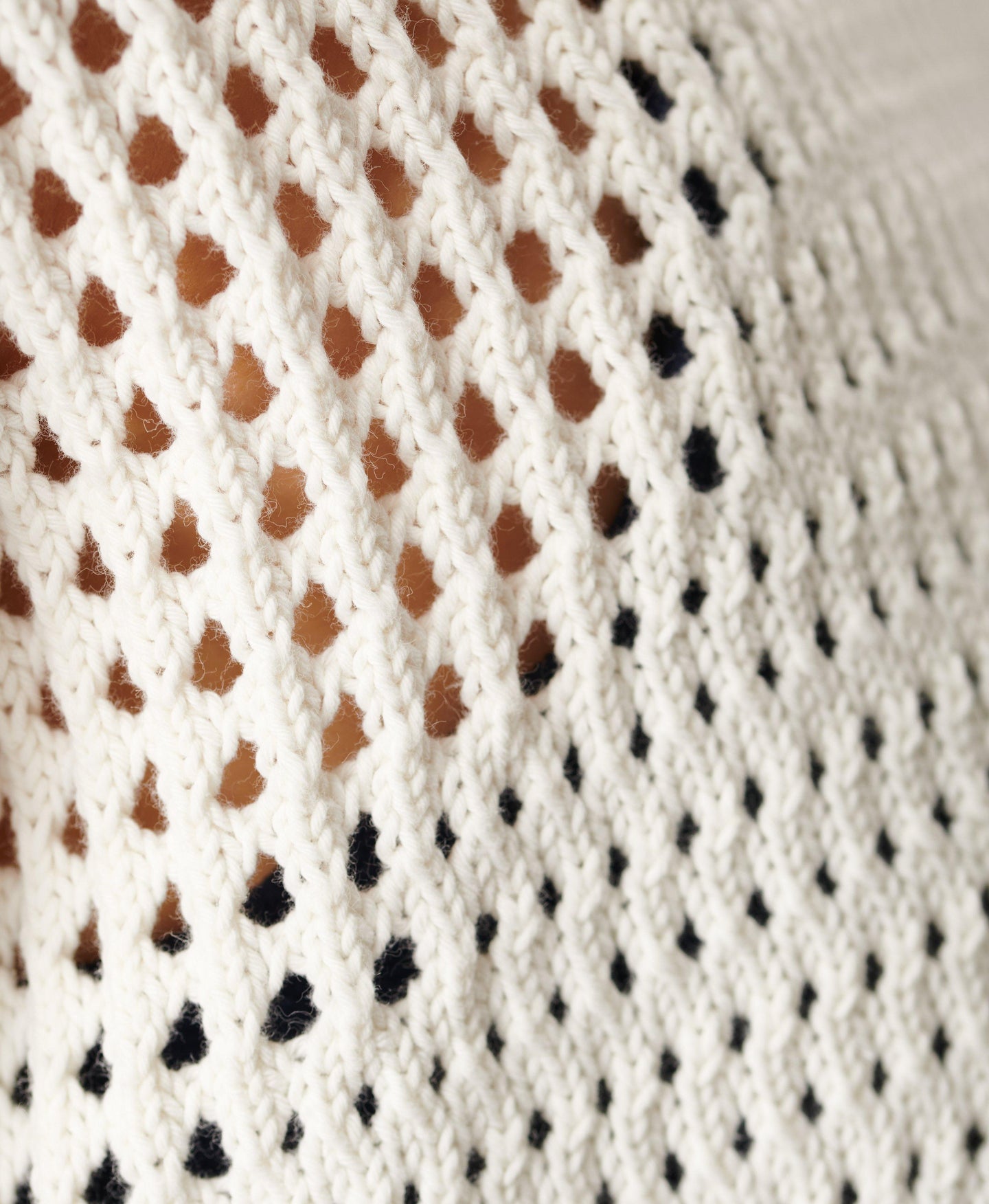 Tides High Open Weave Jumper Sb6320 Lily-White