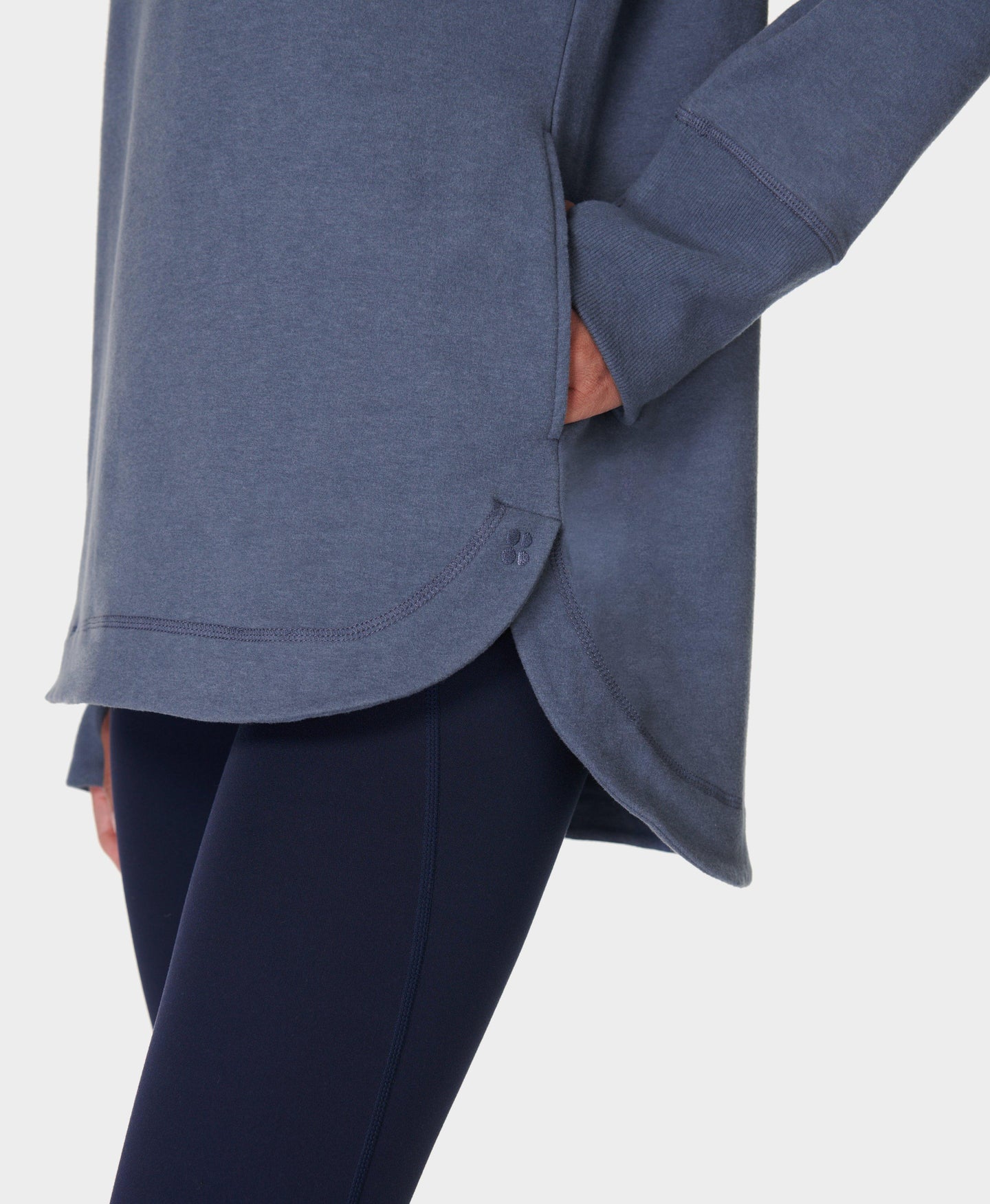 Escape Luxe Fleece Hoody Sb6426 Endless-Blue