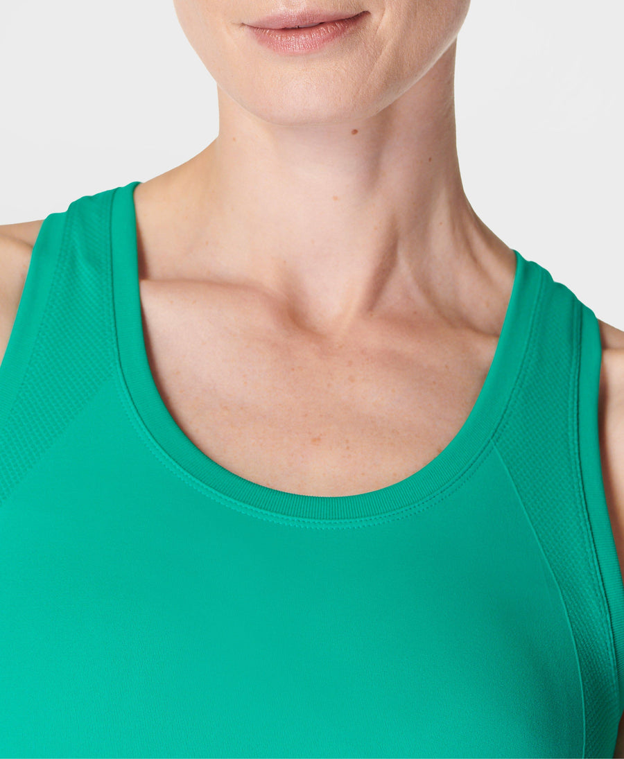 Athlete Seamless Workout Tank Sb6545 Gem-Green