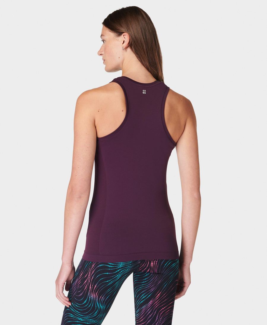 Athlete Seamless Workout Tank Sb6545 Midnight-Cherry-Purp