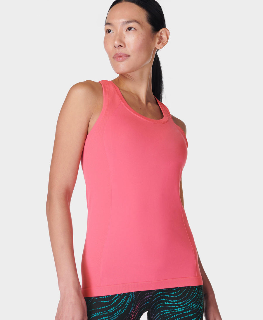 Athlete Seamless Workout Tank Sb6545 Sweet-Pink