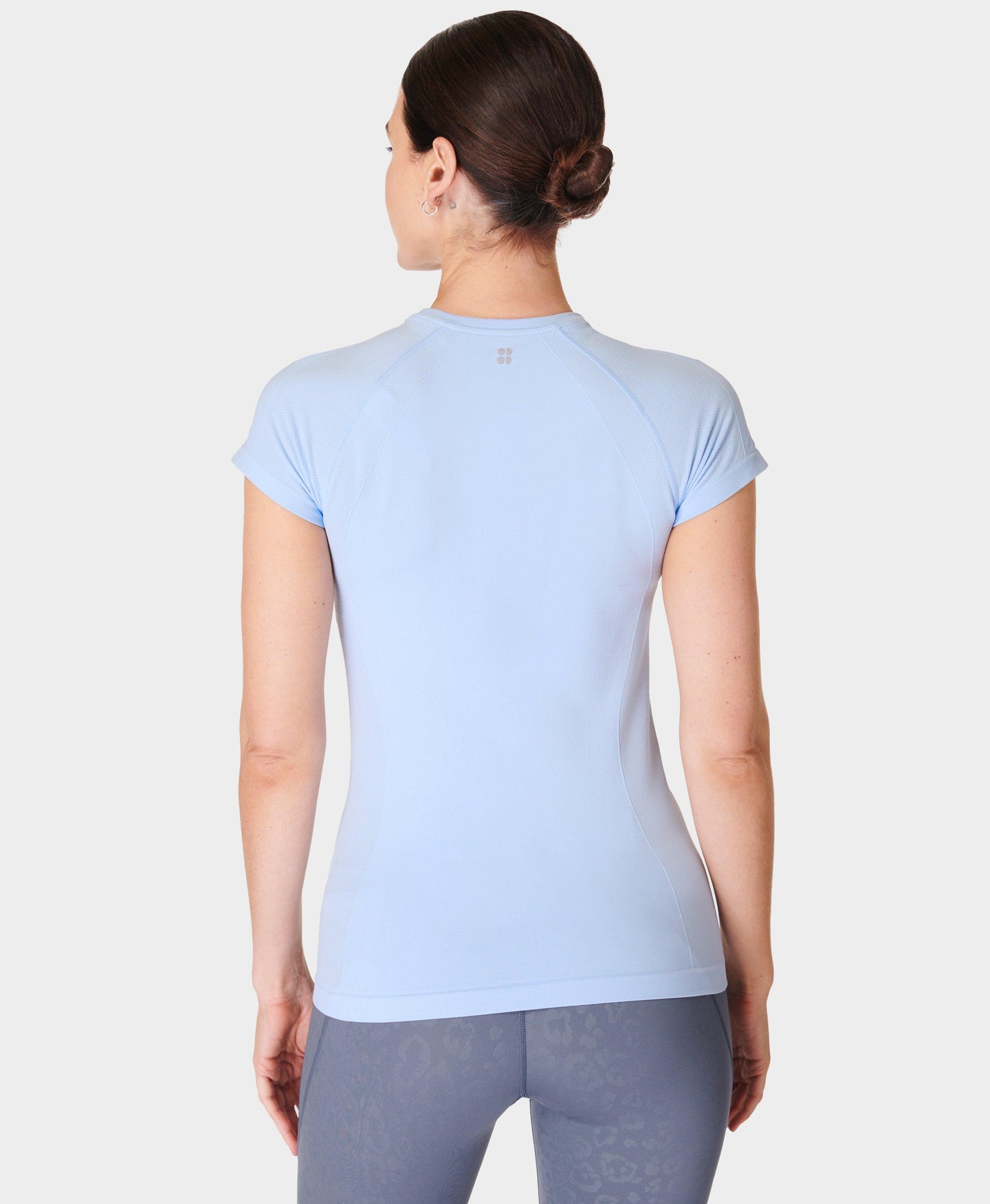 Athlete Seamless Workout T-shi Sb6546 Breeze-Blue