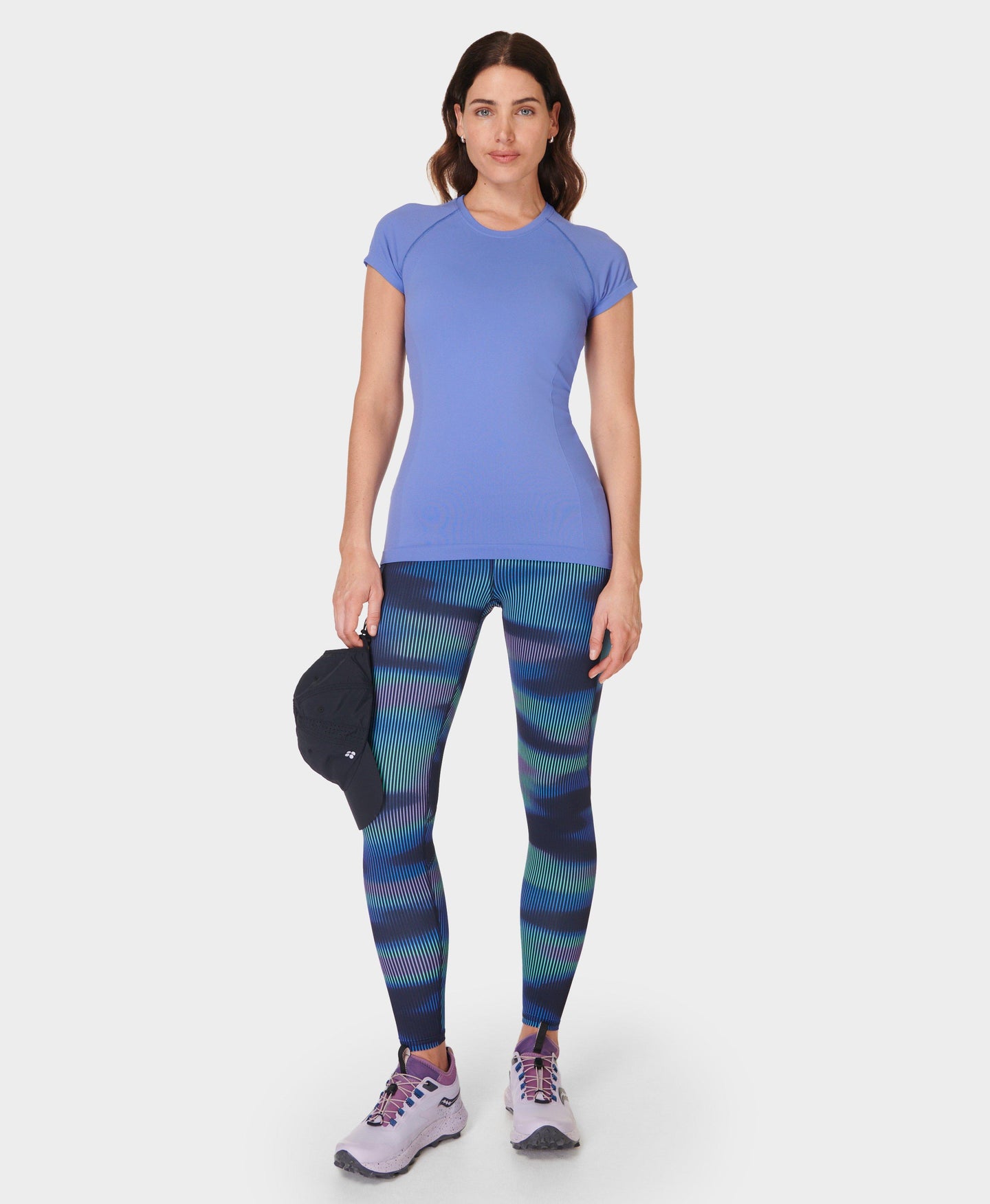 Athlete Seamless Workout T-shi Sb6546 Cornflower-Blue