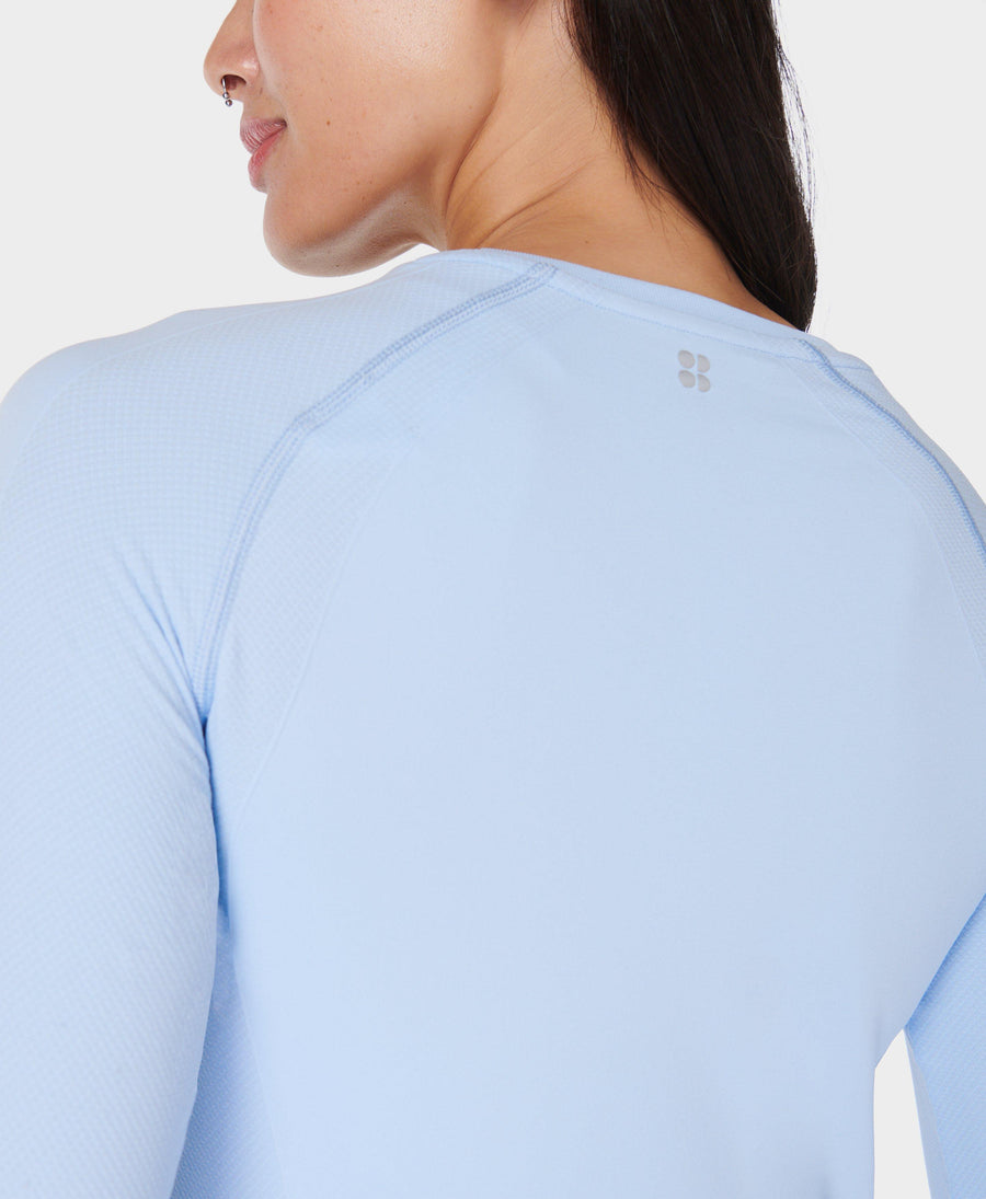 Athlete Seamless Workout Long Sb6547 Breeze-Blue