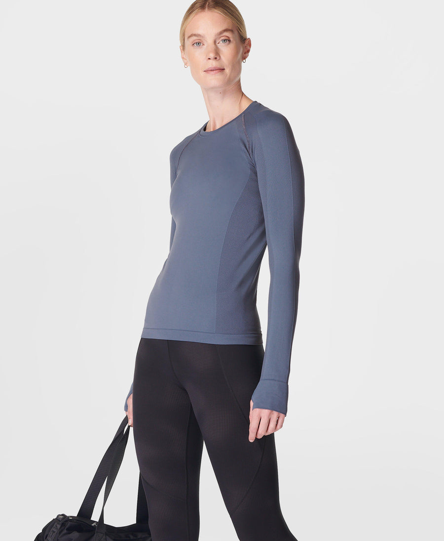 Athlete Seamless Workout Long Sb6547 Endless-Blue