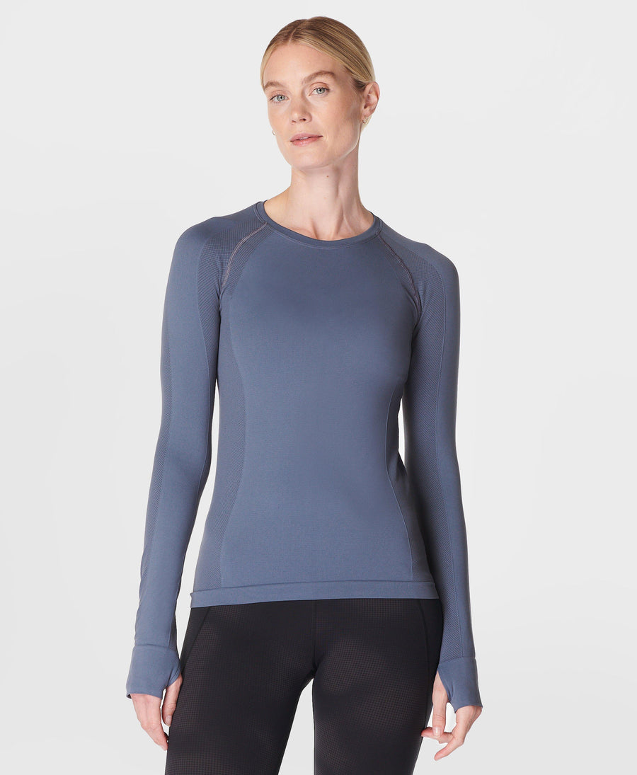 Athlete Seamless Workout Long Sb6547 Endless-Blue