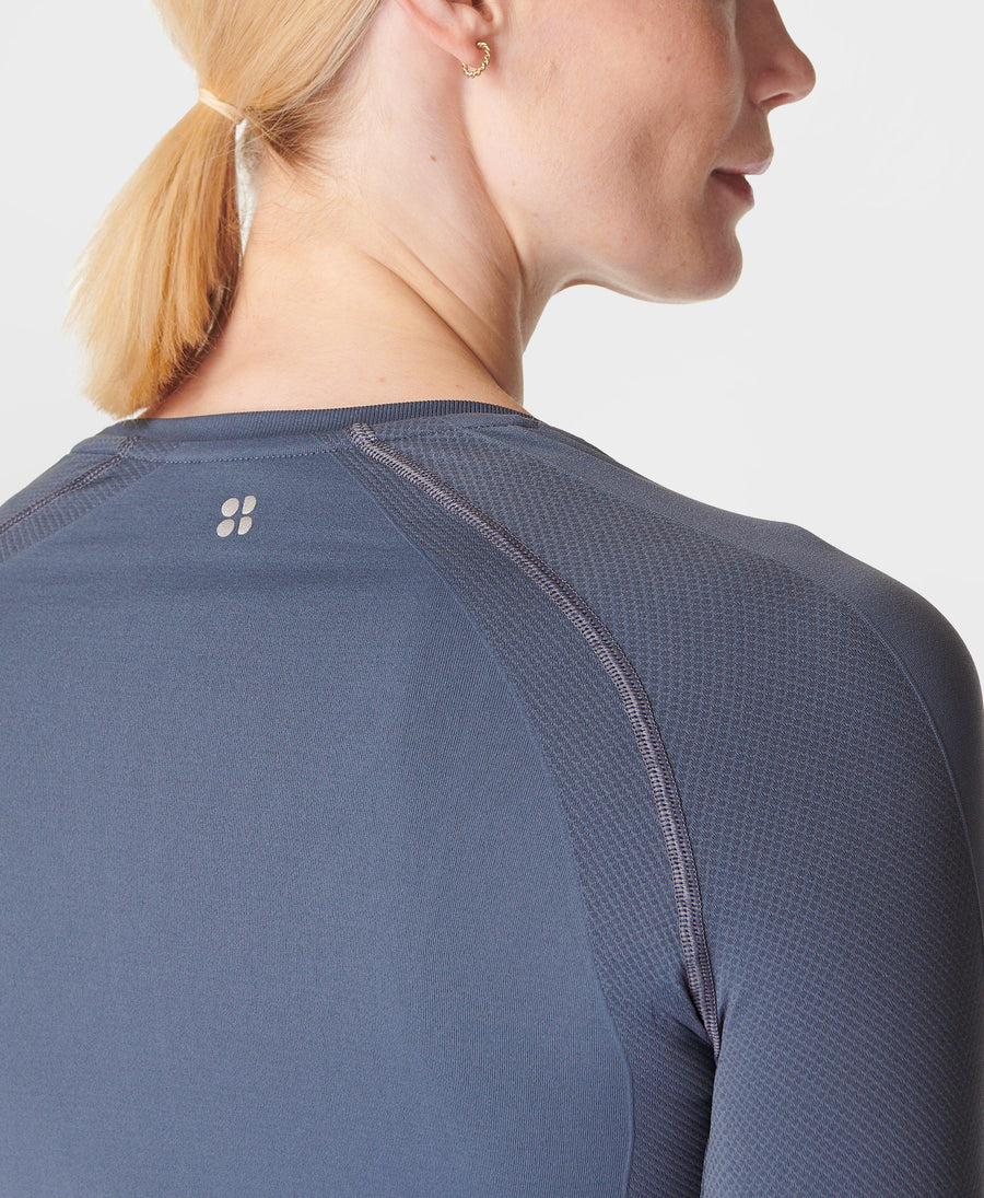 Athlete Seamless Workout Long Sb6547 Endless-Blue