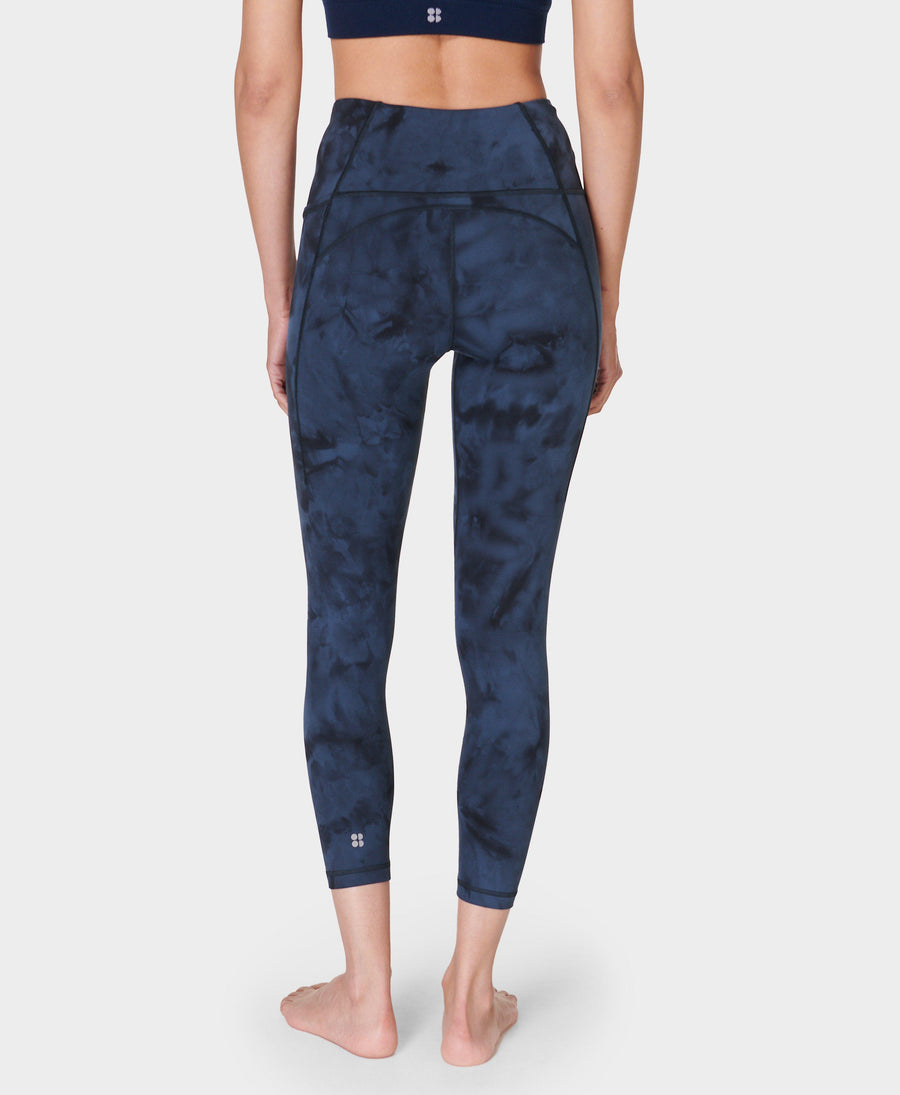 Super Soft Yoga Leggings Sb6916aa Navy-Blue-Spray-Dye