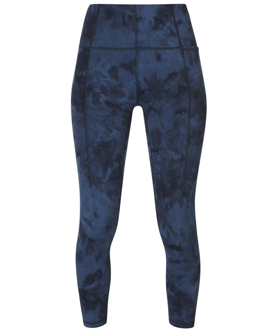 Super Soft Yoga Leggings Sb6916aa Navy-Blue-Spray-Dye