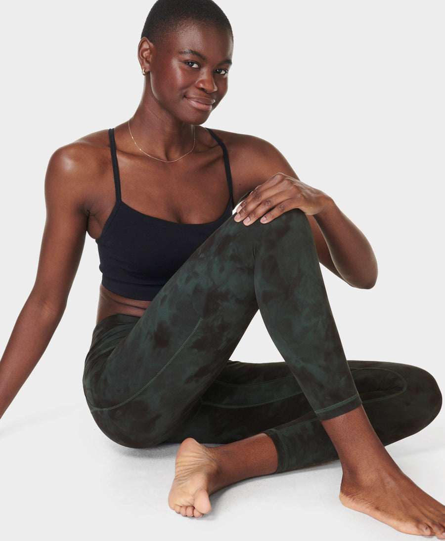 Super Soft Yoga Leggings Sb6916aa Trek-Green-Spray-Dye