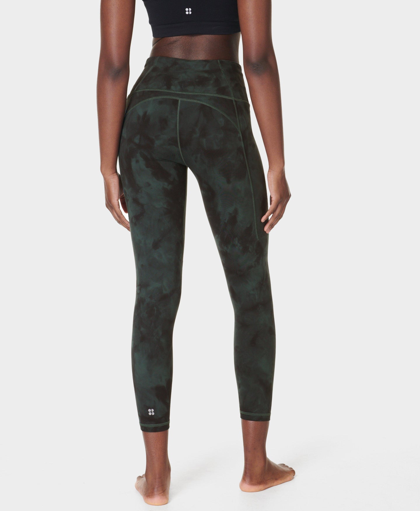 Super Soft Yoga Leggings Sb6916aa Trek-Green-Spray-Dye