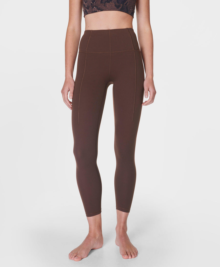 Super Soft 7/8 Yoga Leggi Sb6916 78 Cacao-Brown