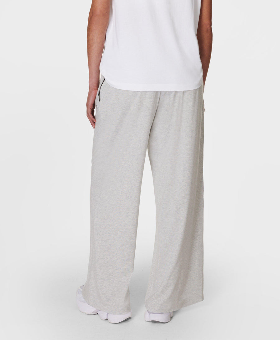 Modal Wide Leg Pant Sb8238b Light-Grey-Marl