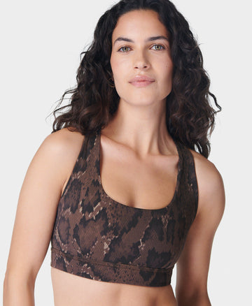 Super Soft Reversible Bra Sb8779a Brownpythonprint-Cac