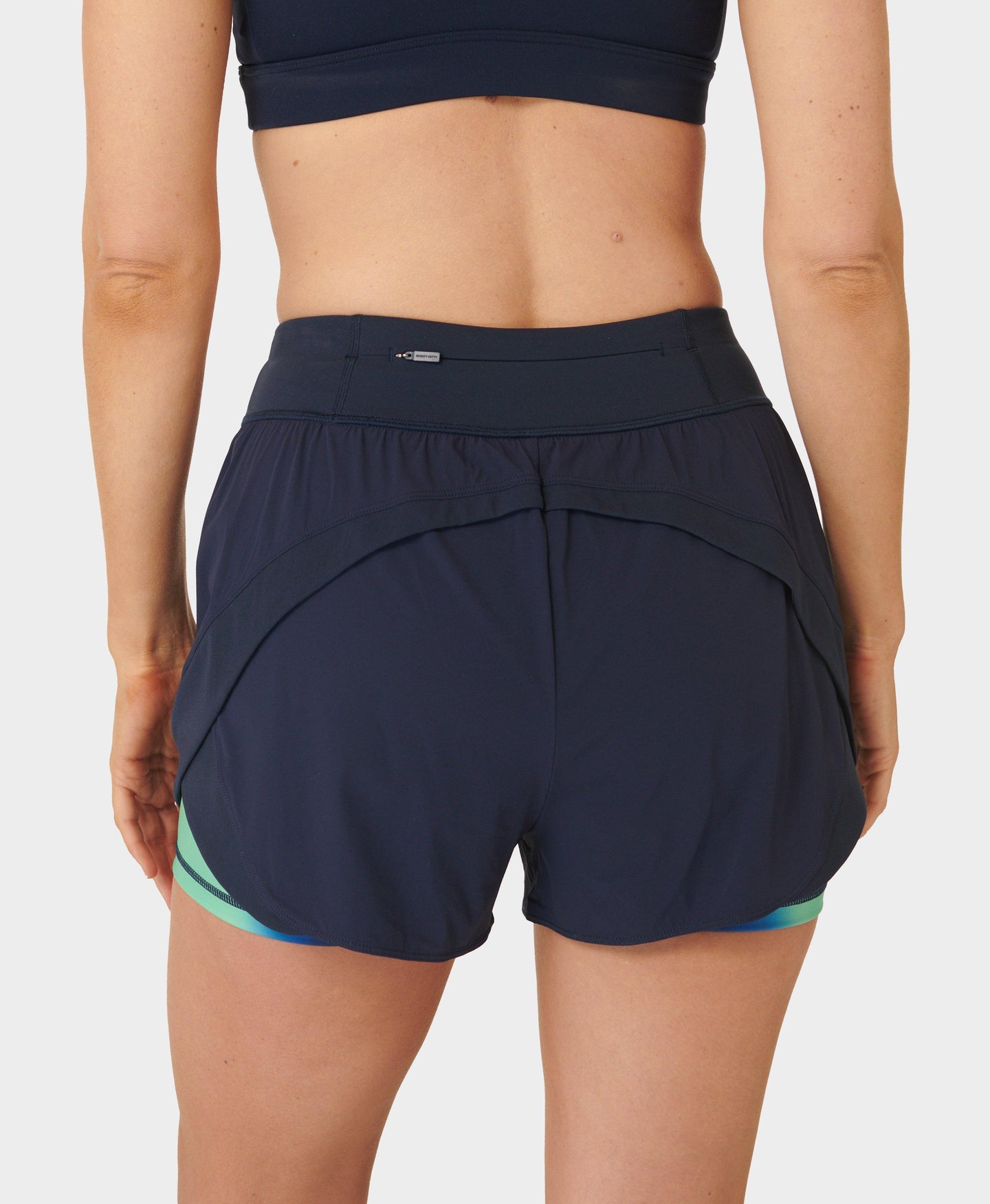 Tempo Run Shorts Print Sb8828aa Blue-Tropics-Gradien