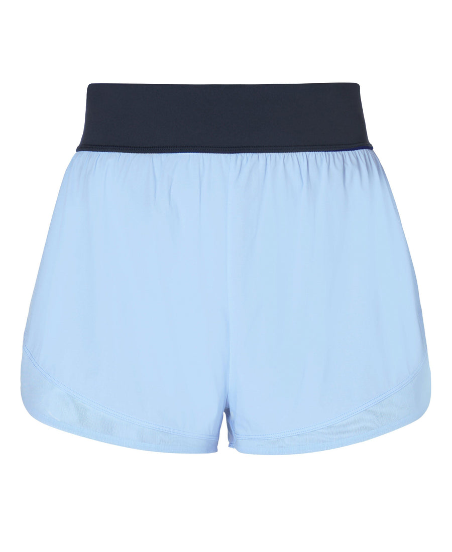 Tempo Run Shorts Colour Block Sb8828c Breeze-Blue