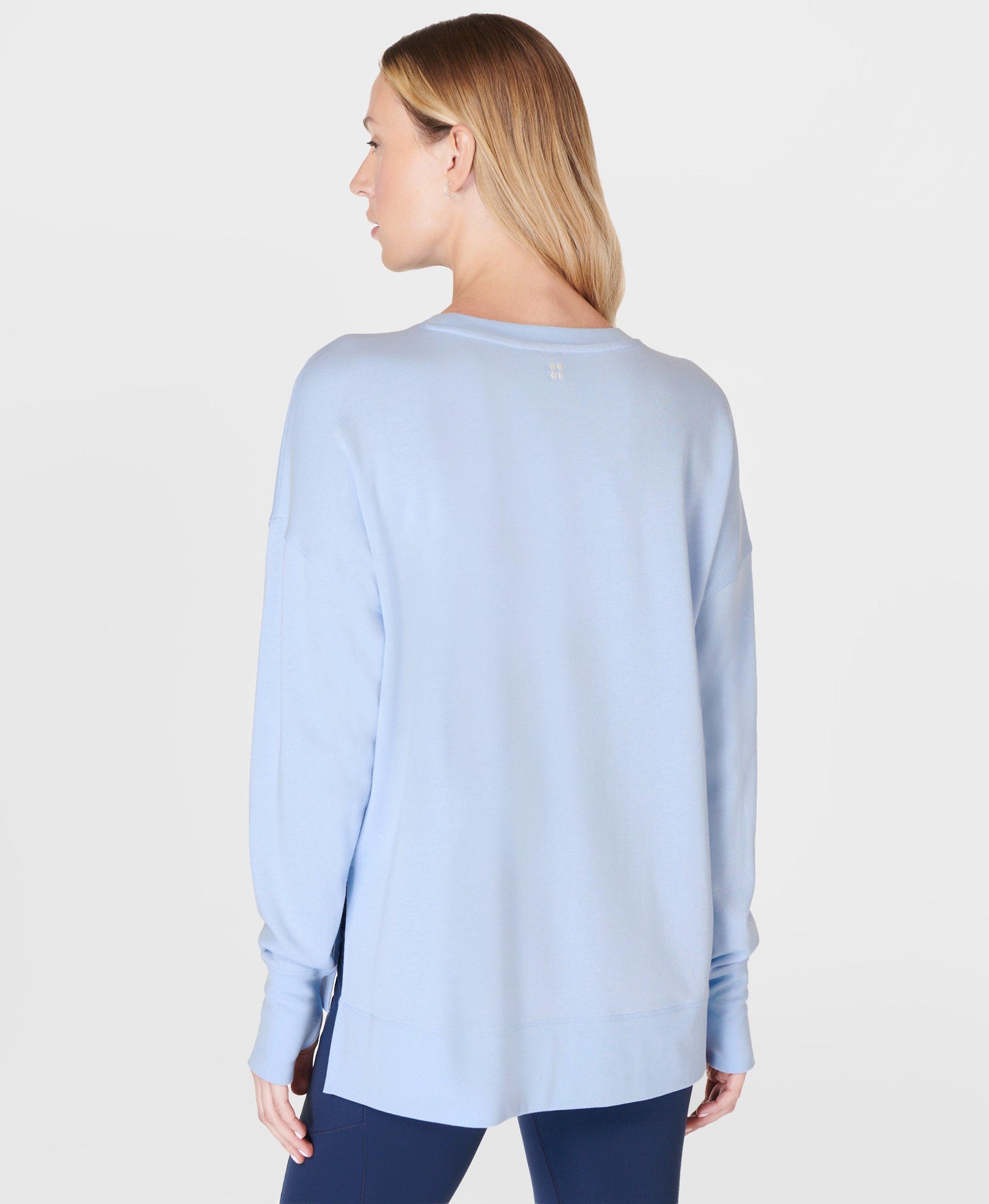 After Class Longline Sweatshir Sb8985 Breeze-Blue