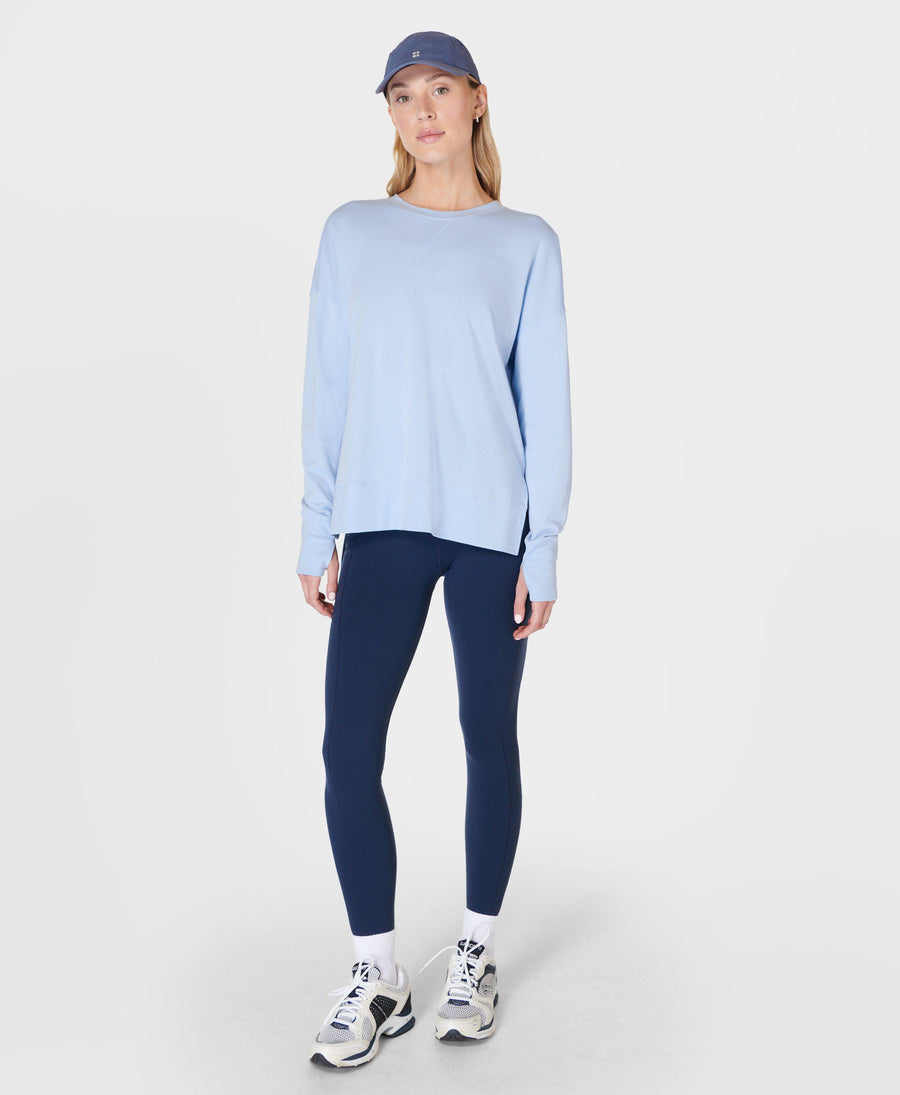 After Class Longline Sweatshir Sb8985 Breeze-Blue