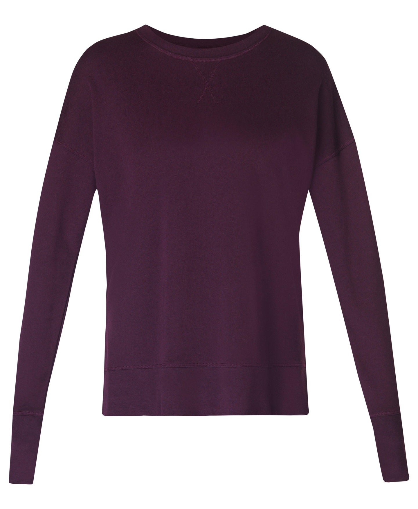 After Class Longline Sweatshir Sb8985 Midnight-Cherry-Purp