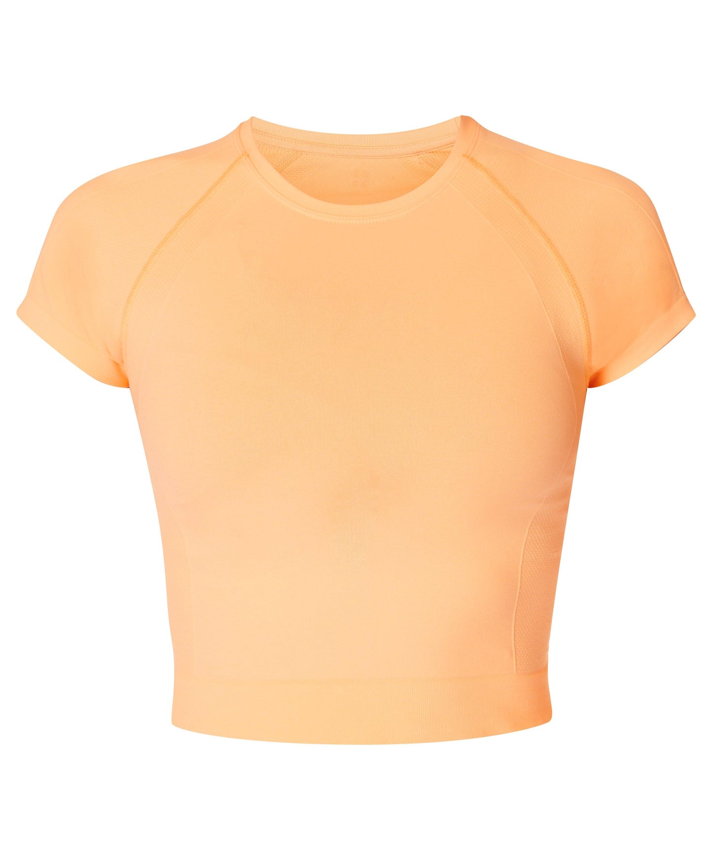 Athlete Crop Seamless Workout Sb8996 Sunny-Orange