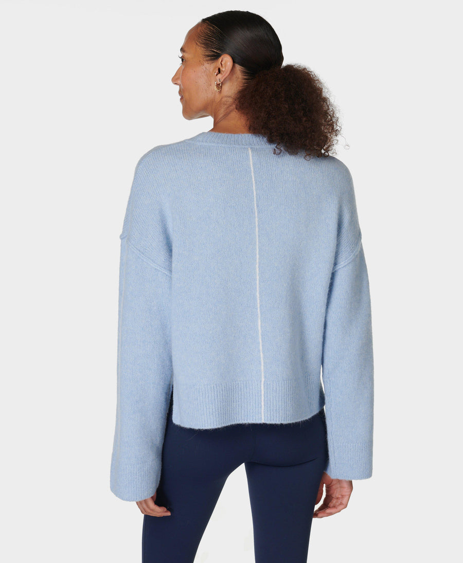 Pinnacle Wool Crew Neck Sb9091 Breeze-Blue