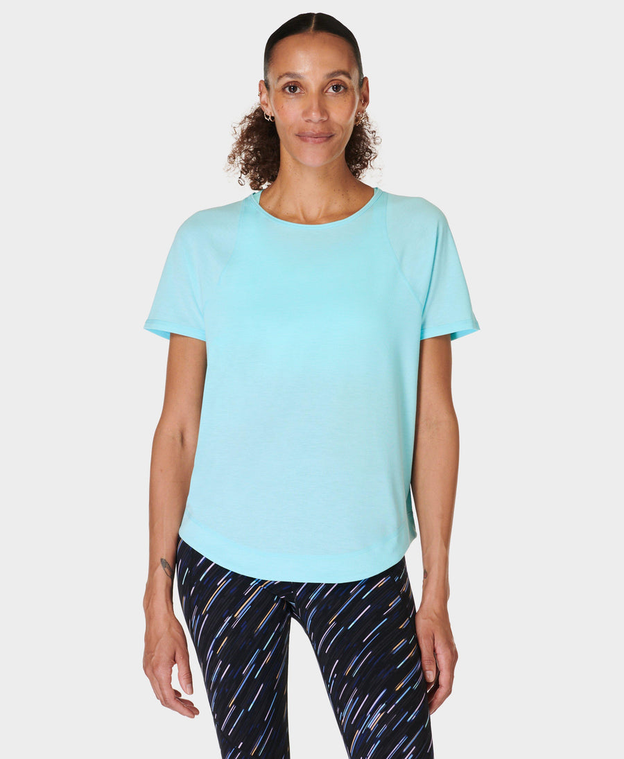 Breathe Easy T-shirt Sb9121 Aqua-Pop-Blue