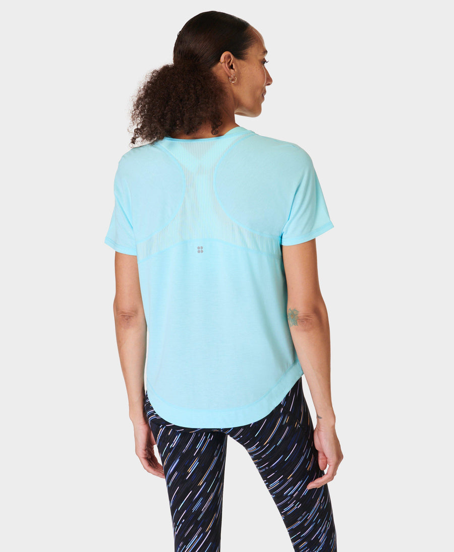 Breathe Easy T-shirt Sb9121 Aqua-Pop-Blue