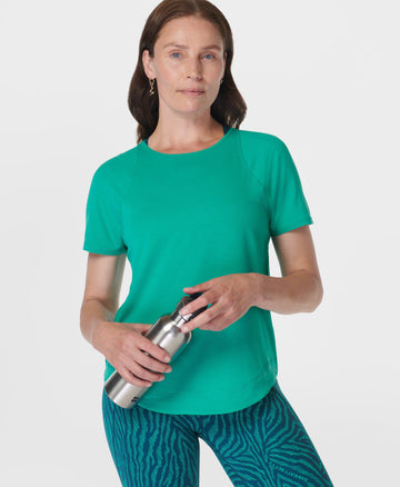 Breathe Easy Short Sleeve Top Sb9121 Gem-Green