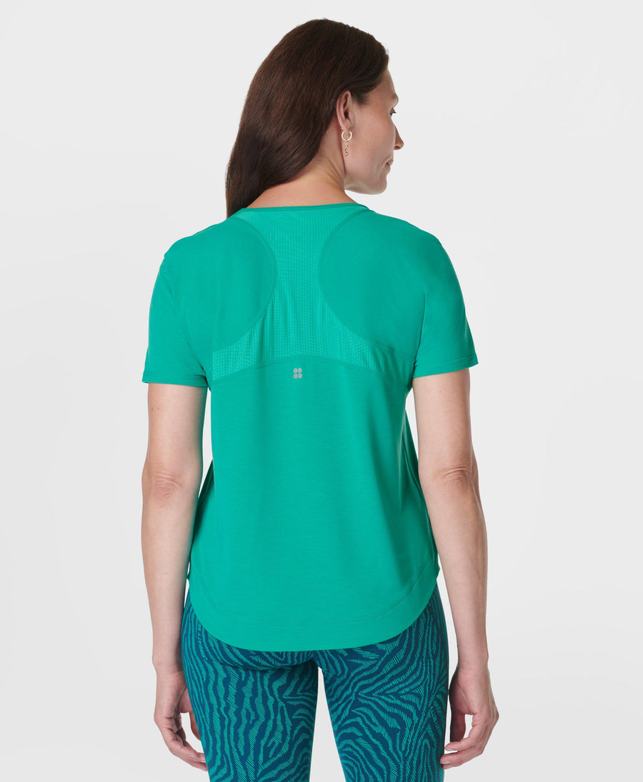 Breathe Easy Short Sleeve Top Sb9121 Gem-Green