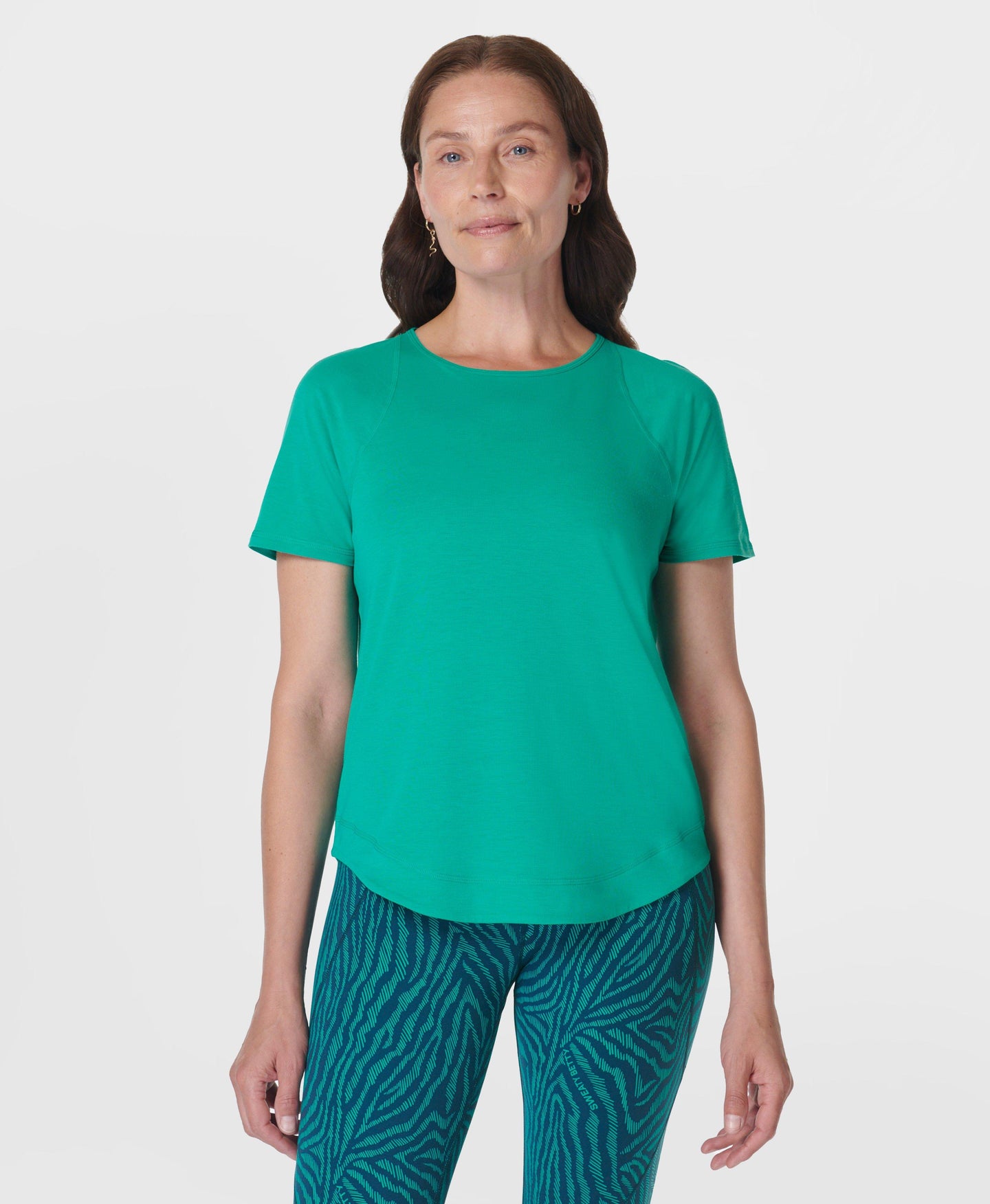 Breathe Easy Short Sleeve Top Sb9121 Gem-Green