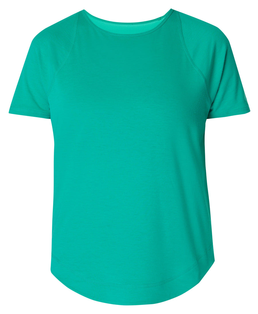 Breathe Easy Short Sleeve Top Sb9121 Gem-Green