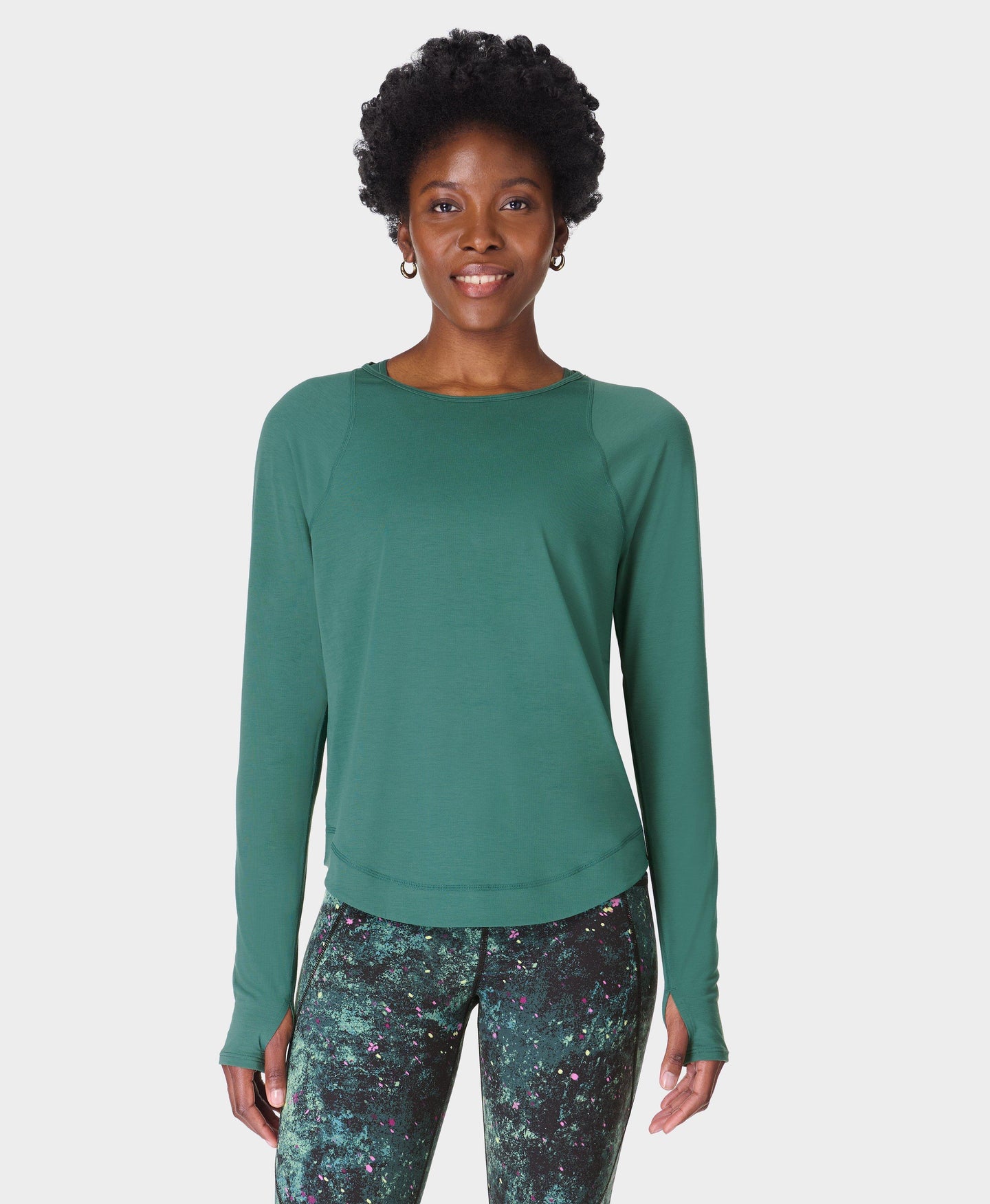 Breathe Easy Long Sleeve Top Sb9122 Glade-Green