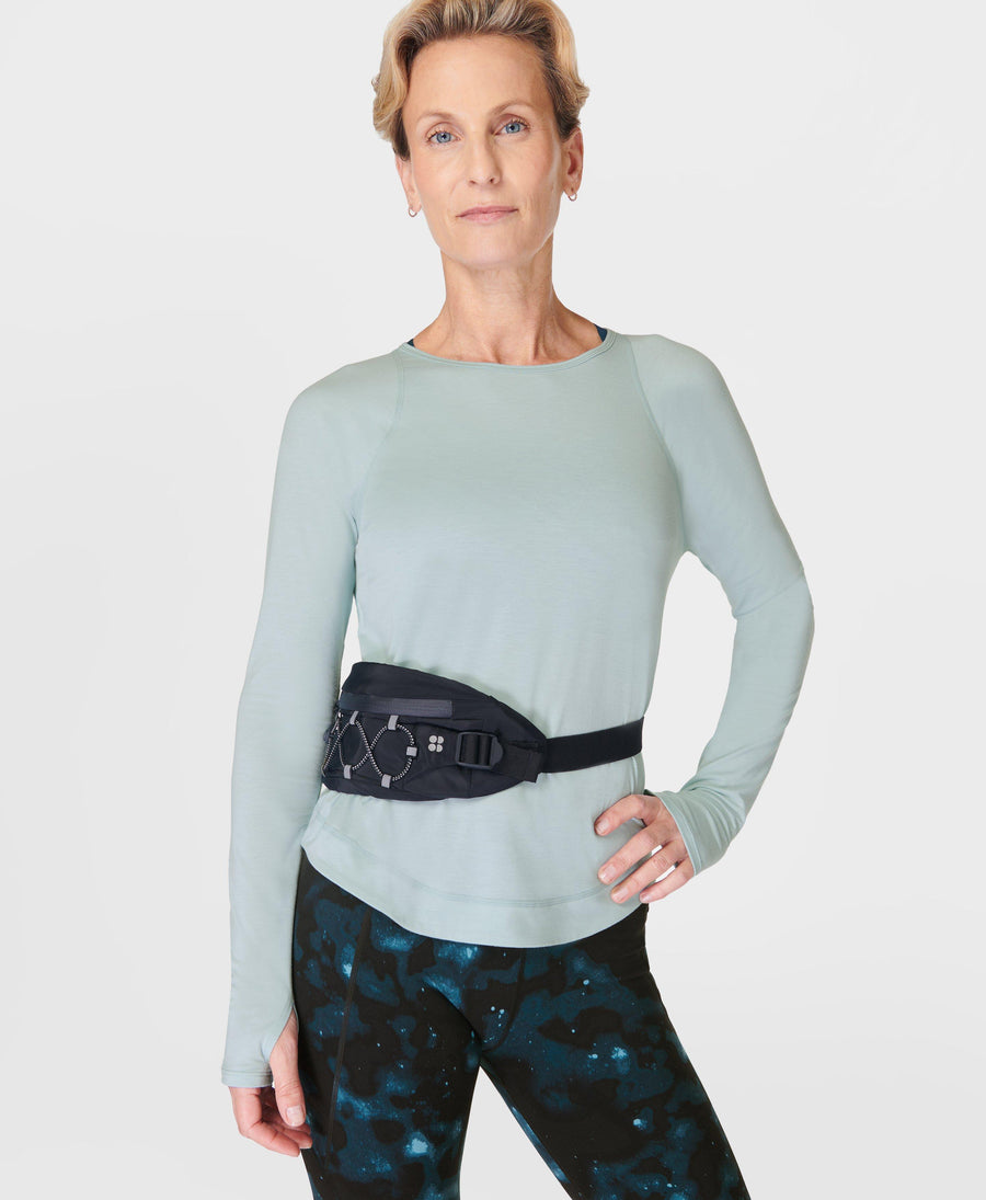 Breathe Easy Long Sleeve Top Sb9122 Muted-Teal-Blue