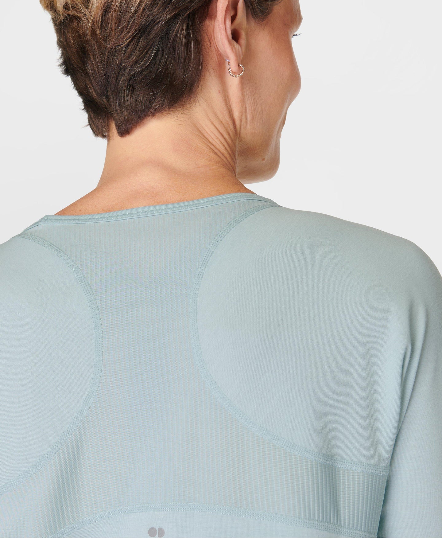 Breathe Easy Long Sleeve Top Sb9122 Muted-Teal-Blue