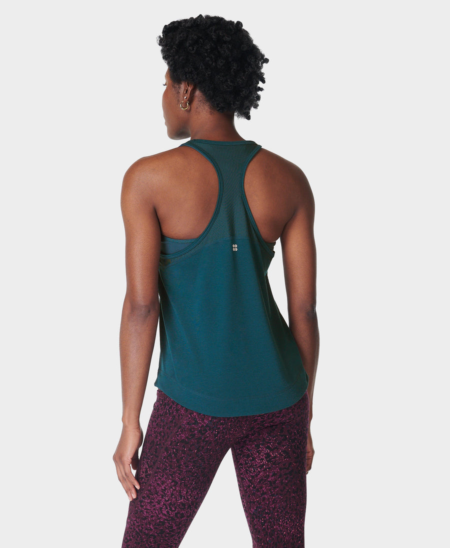 Breathe Easy Run Tank Top Sb9123 Deep-Green