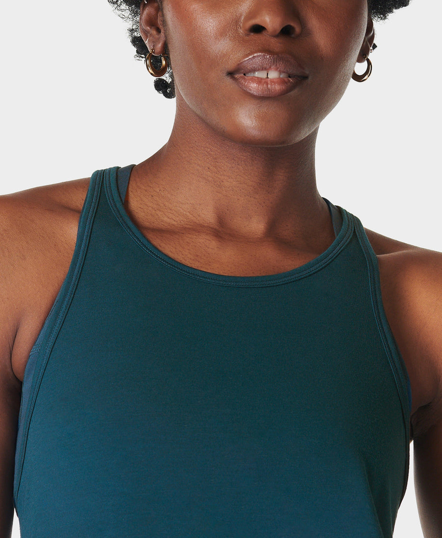 Breathe Easy Run Tank Top Sb9123 Deep-Green