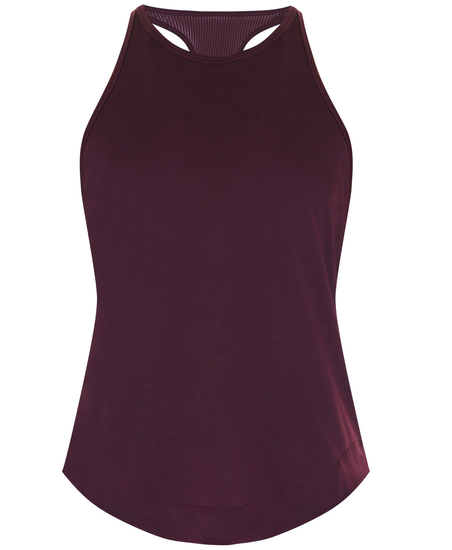 Breathe Easy Run Tank Top Sb9123 Midnight-Cherry-Purp