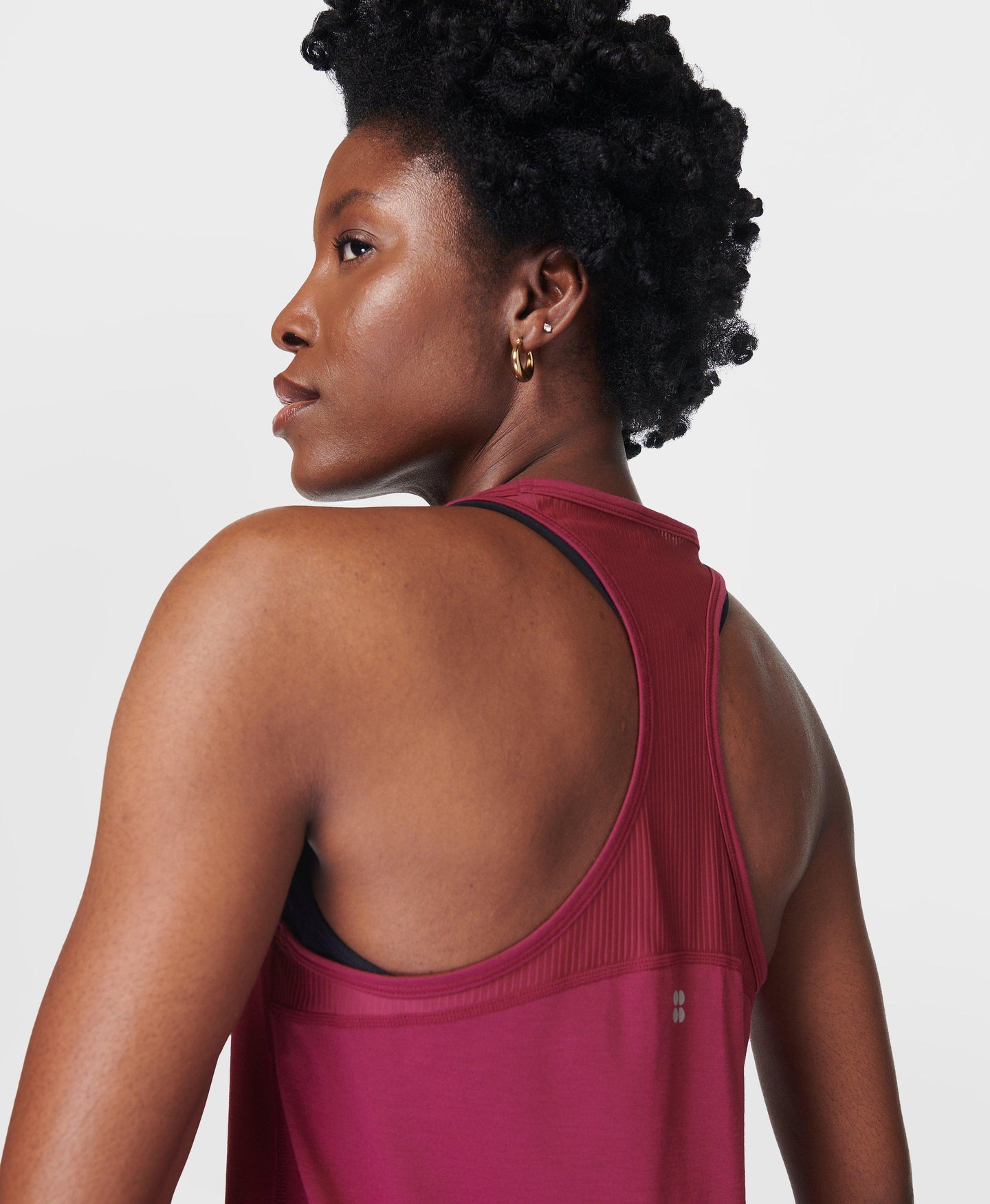 Breathe Easy Run Tank Top Sb9123 Ruby-Red